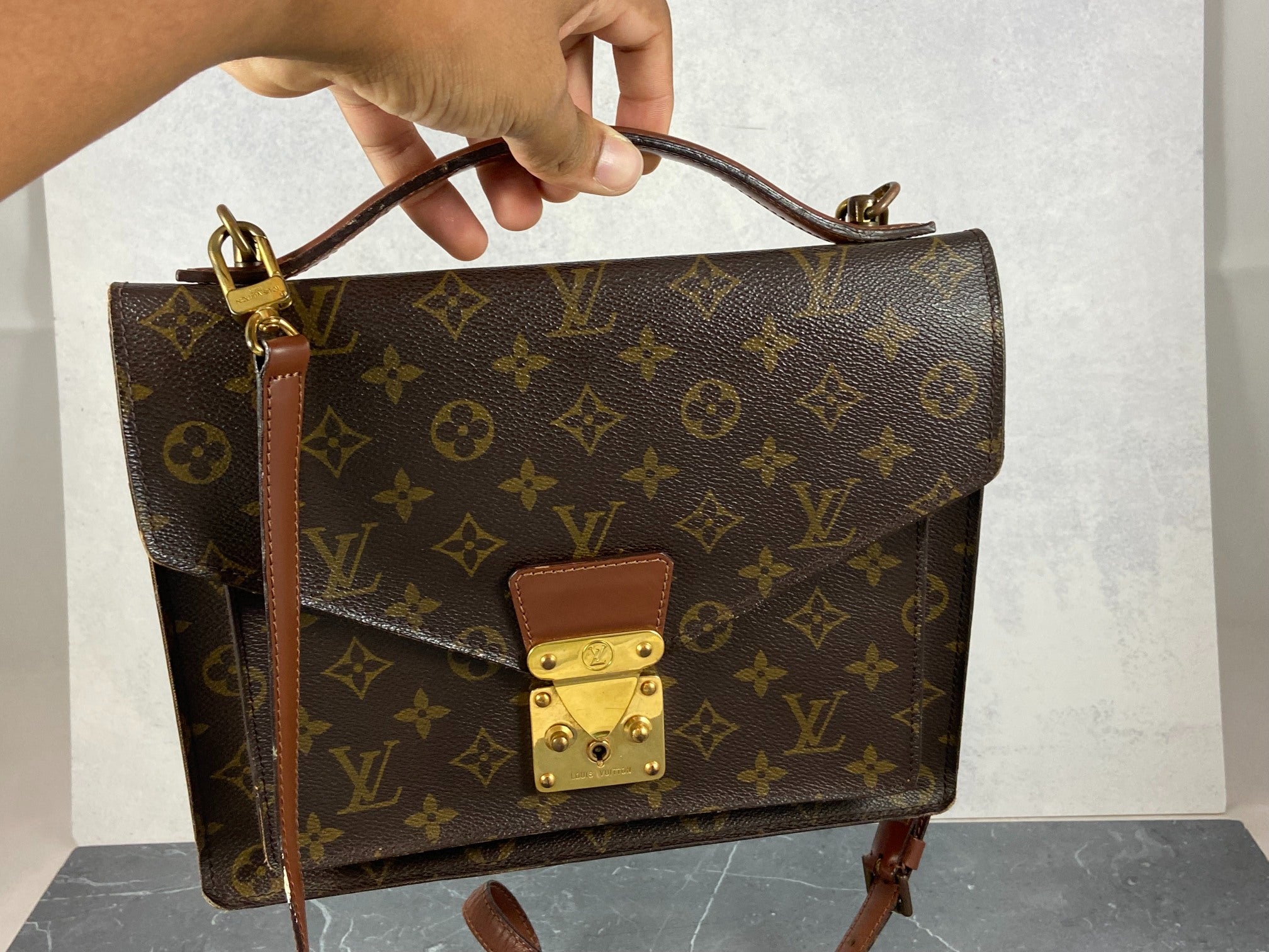 Louis Vuitton Monceau 28 Monogram Canvas