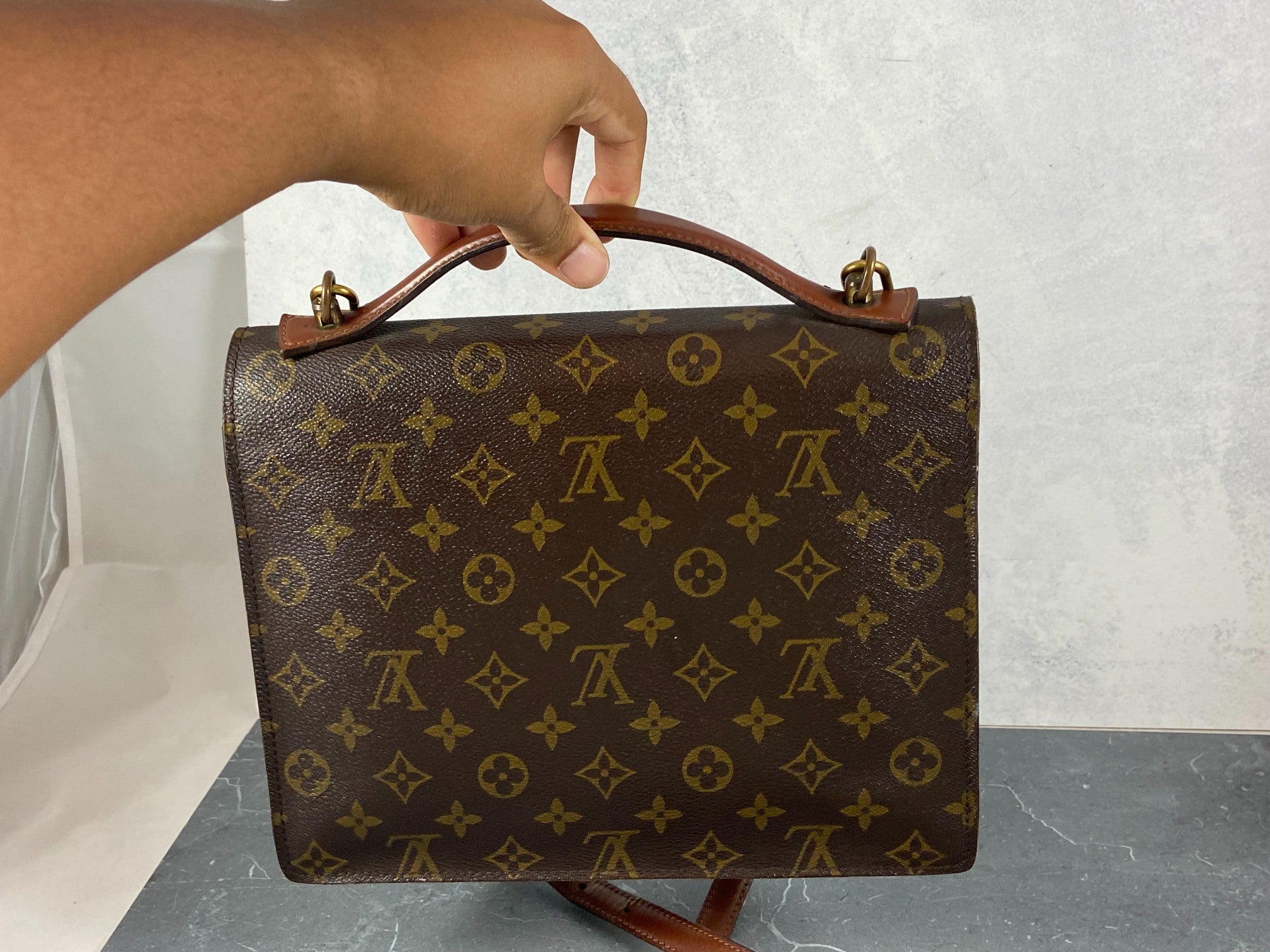 Louis Vuitton Monceau 28 Monogram Canvas