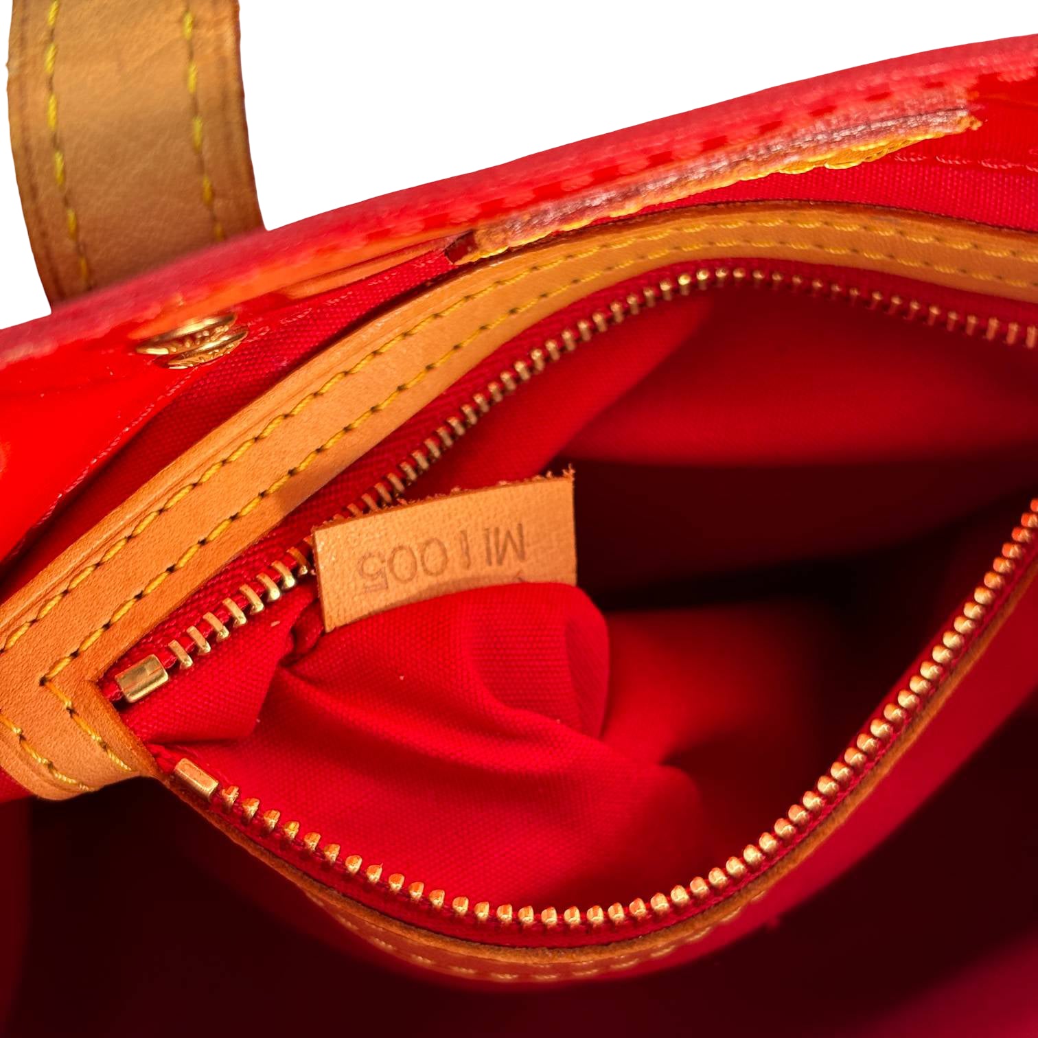 Louis Vuitton Reade PM Red Vernis Leather