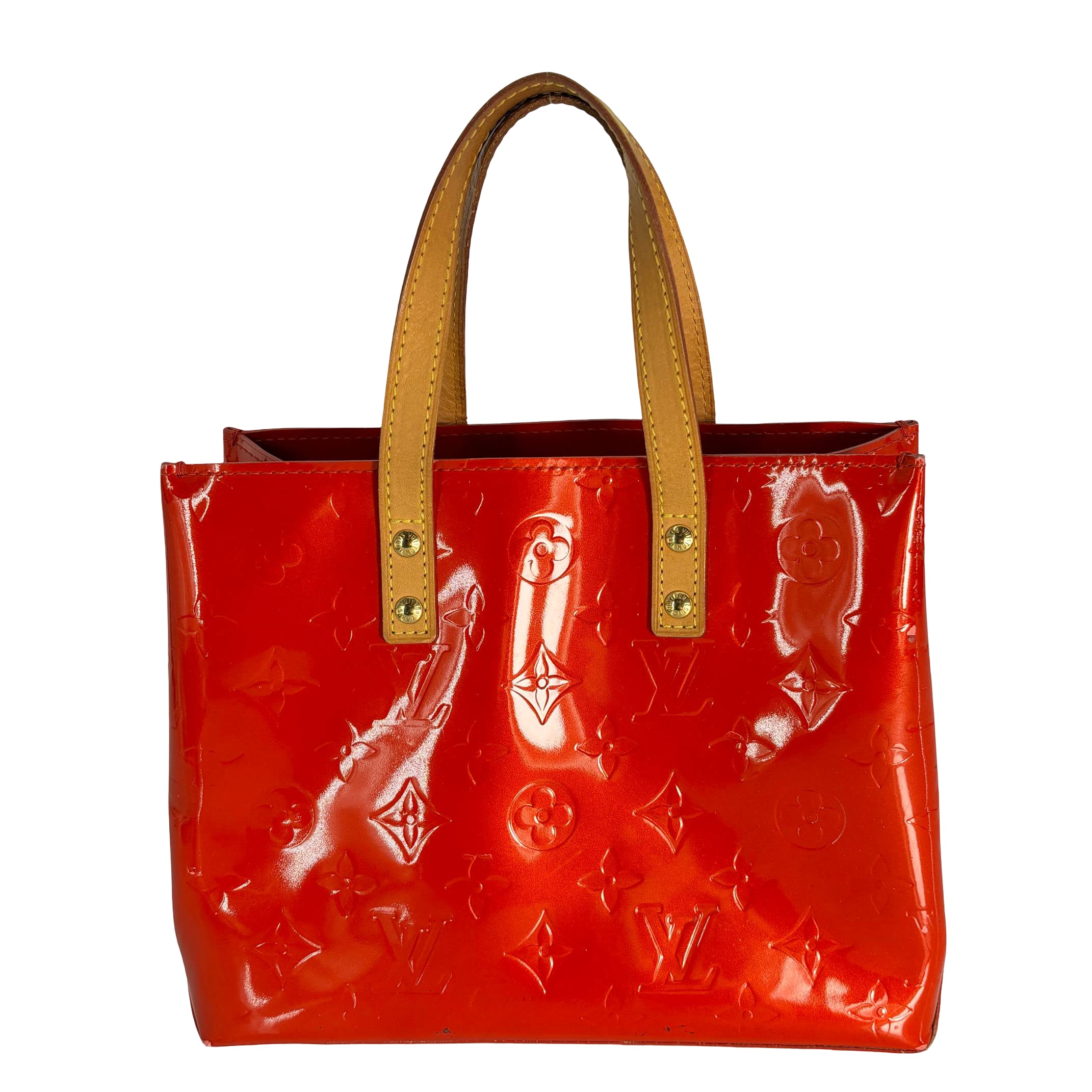 Louis Vuitton Reade PM Red Vernis Leather