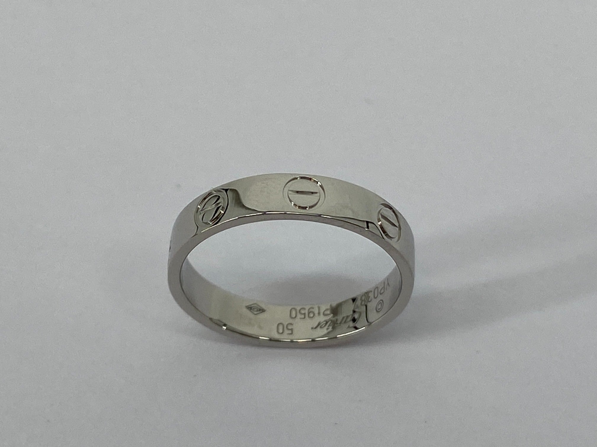 Cartier Love Ring Platinum Size 50