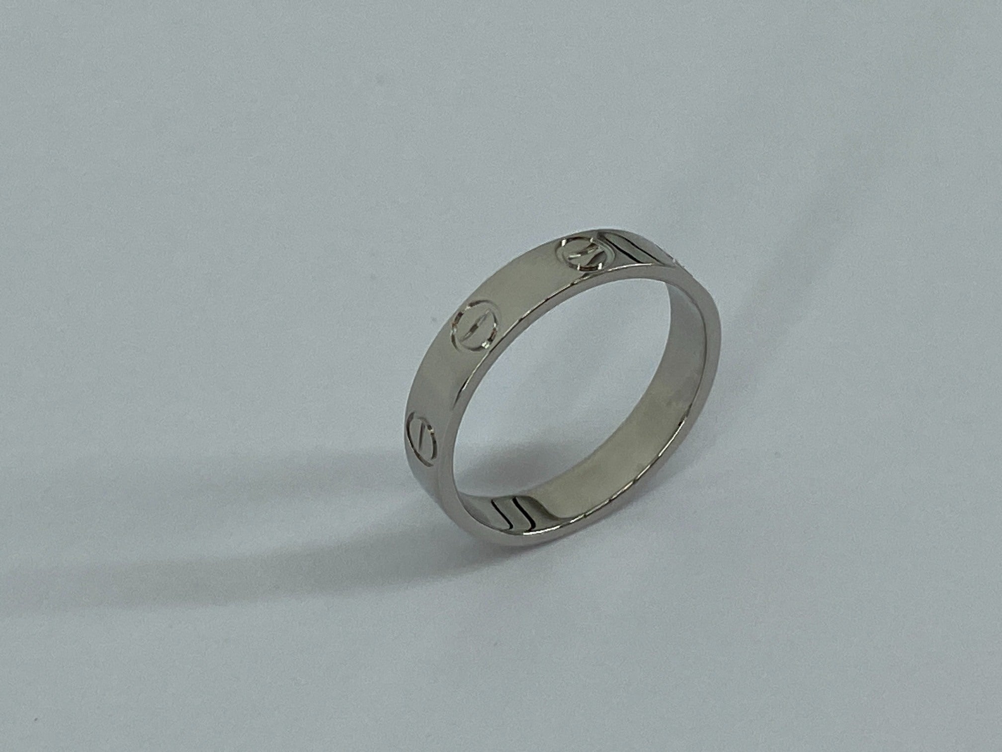 Cartier Love Ring Platinum Size 50