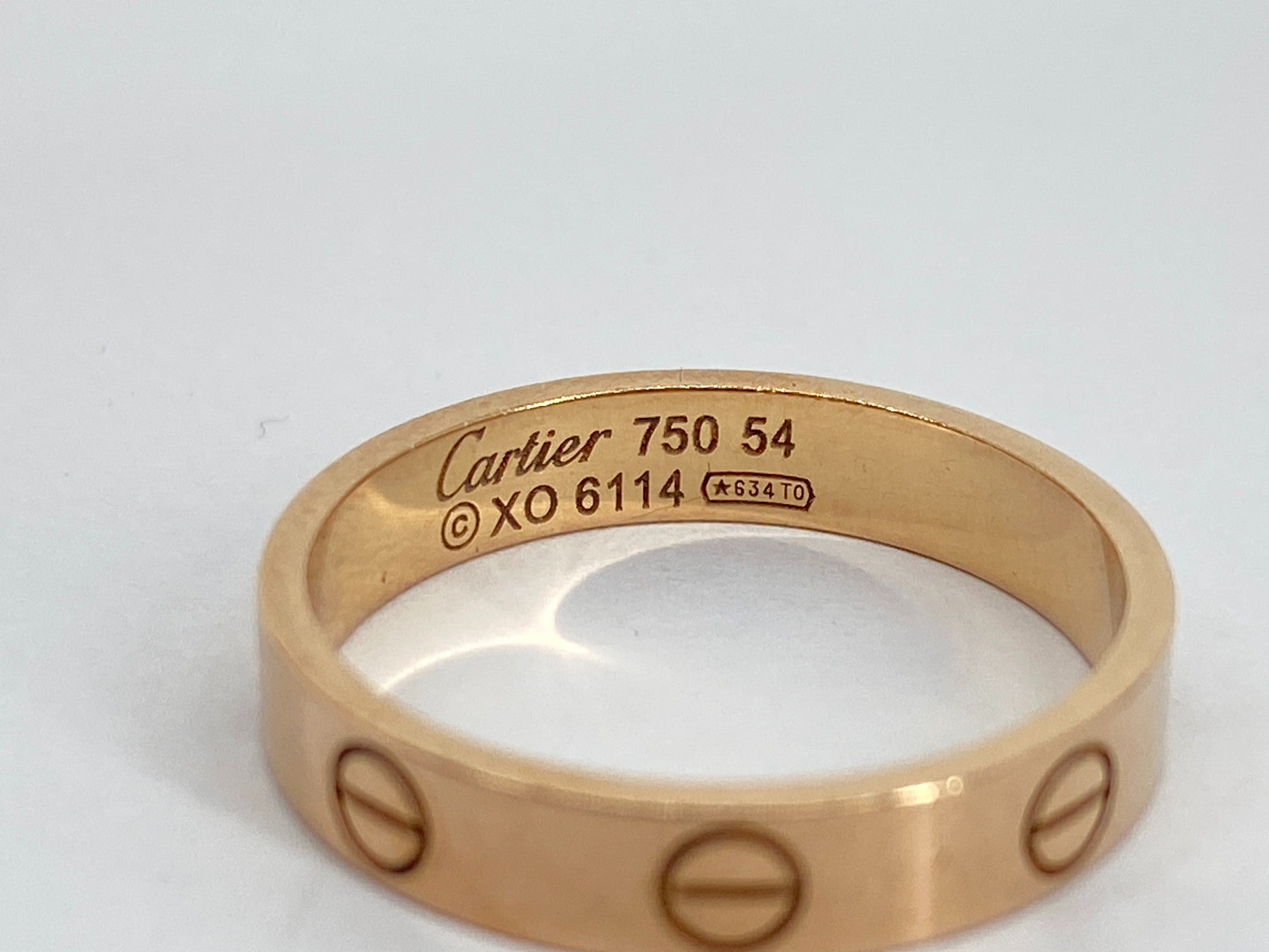 Cartier Love Ring Rose Gold Size 54 incl. Box