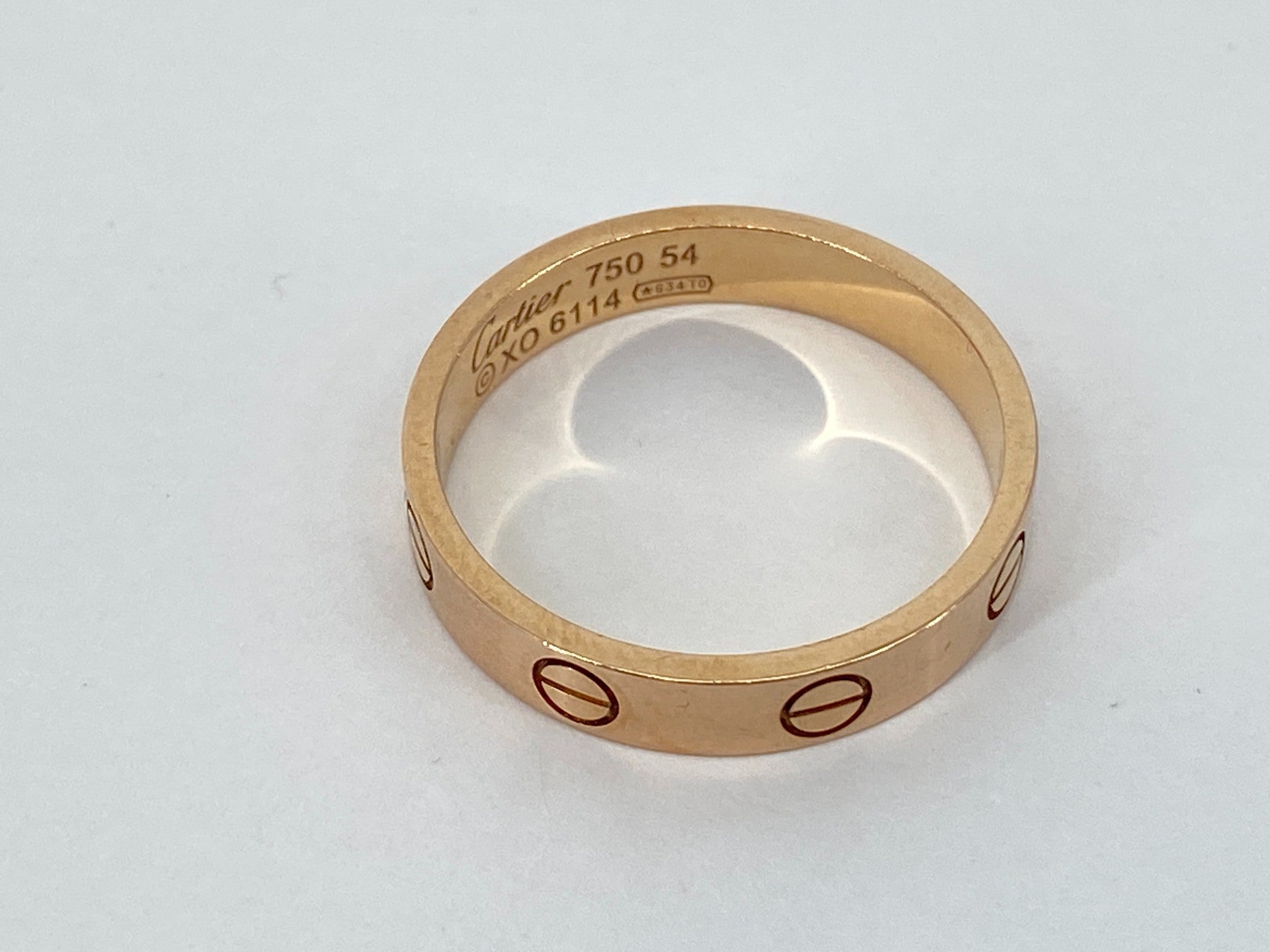 Cartier Love Ring Rose Gold Size 54 incl. Box