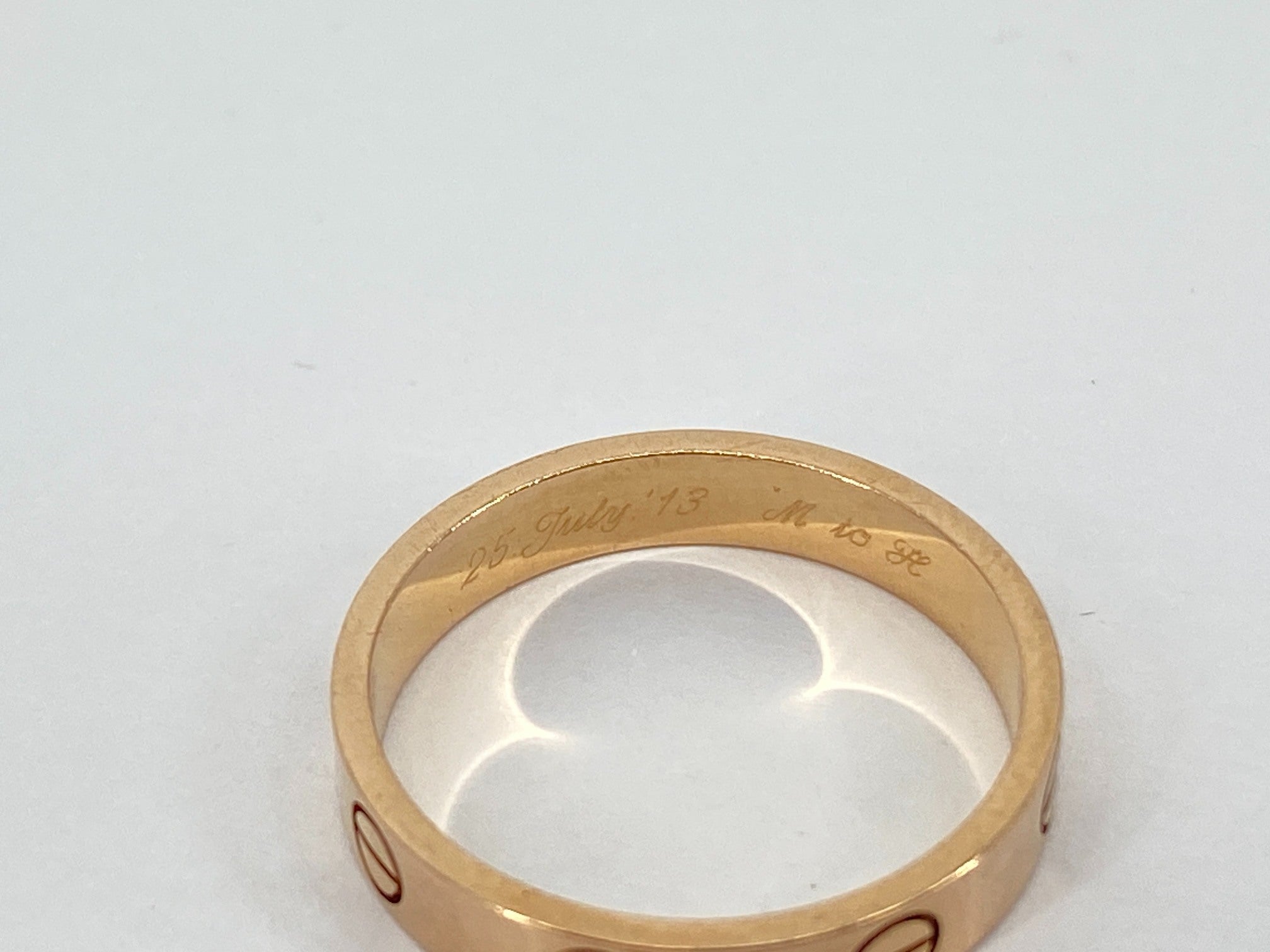 Cartier Love Ring Rose Gold Size 54 incl. Box