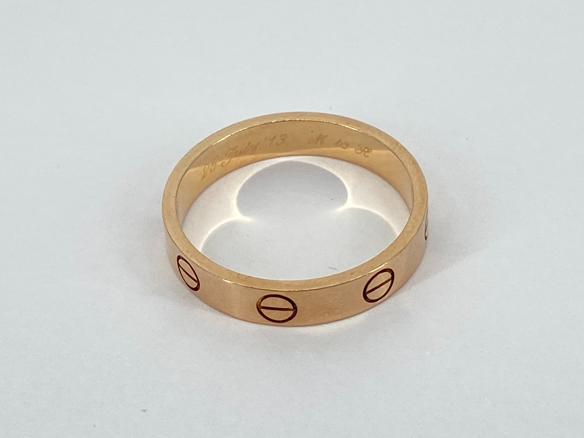 Cartier Love Ring Rose Gold Size 54 incl. Box