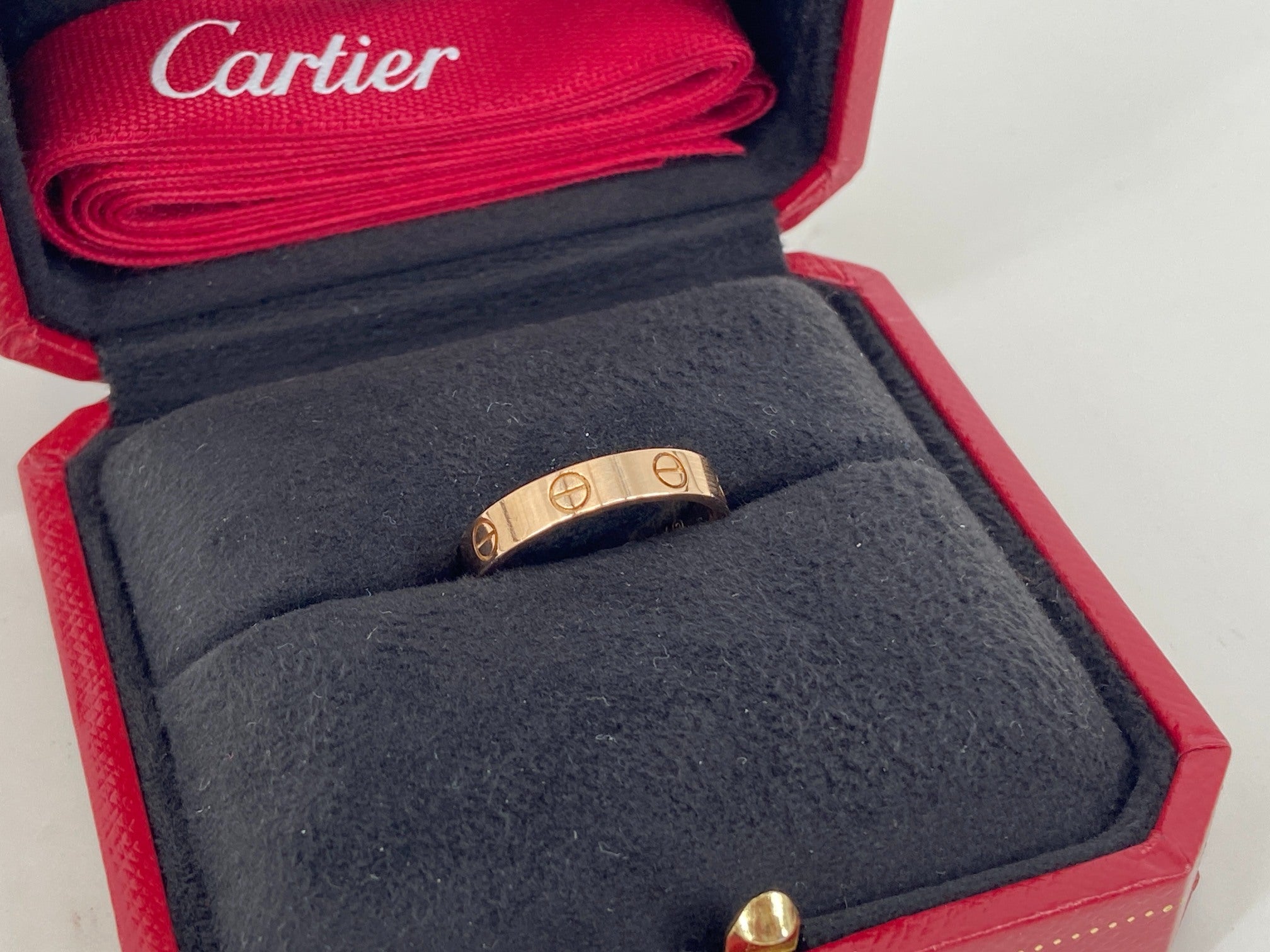 Cartier Love Ring Rose Gold Size 54 incl. Box