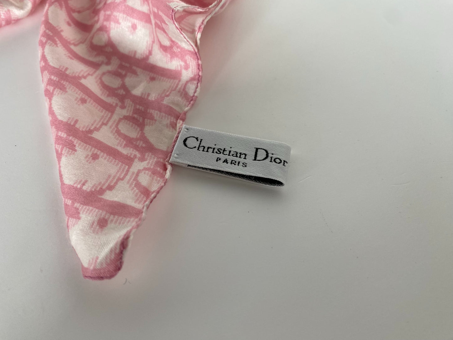 Christian Dior No.1 Silk Scarf Pink Trotter Monogram