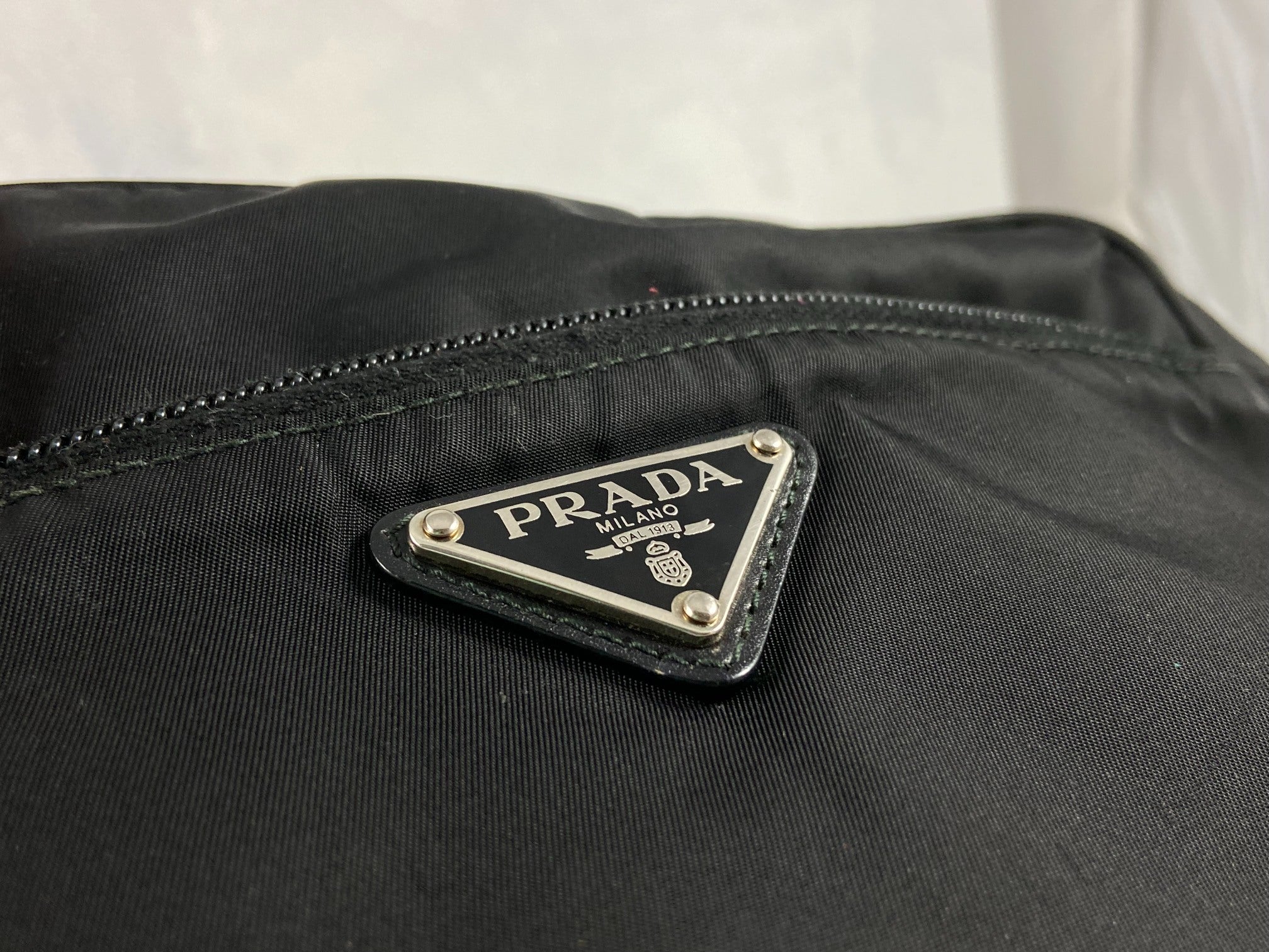 Prada BT0167 Vela Sport Nylon Shoulder / Messenger Bag Black