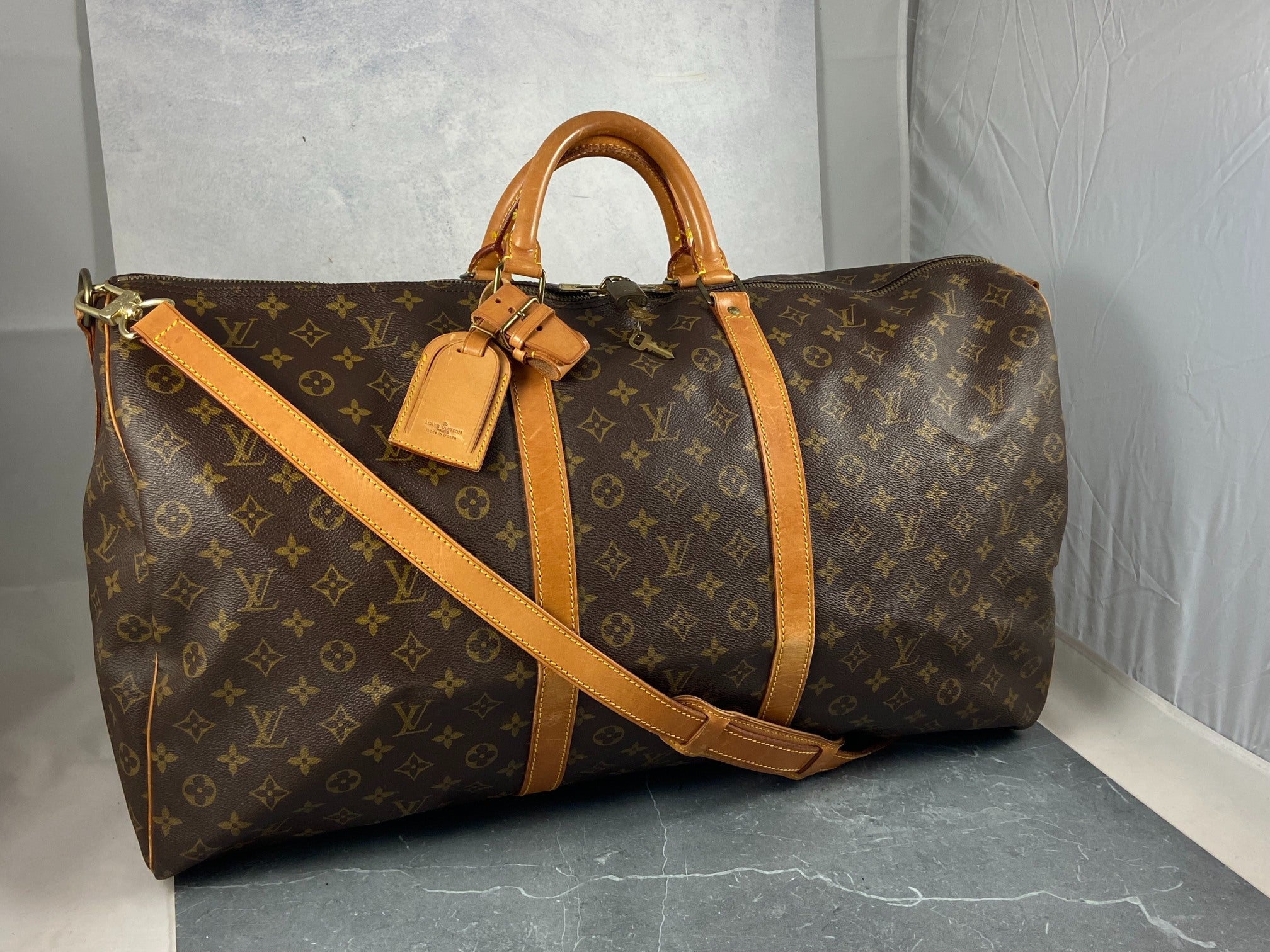 Louis Vuitton Keepall 60 Bandouliere Monogram Canvas