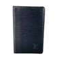 Louis Vuitton Bifold Card Case Black Epi Leather