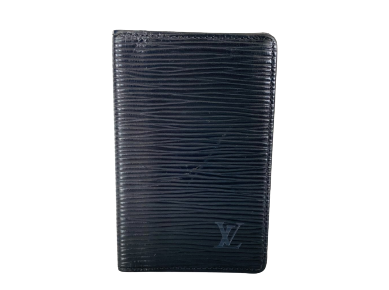 Louis Vuitton Bifold Card Case Black Epi Leather