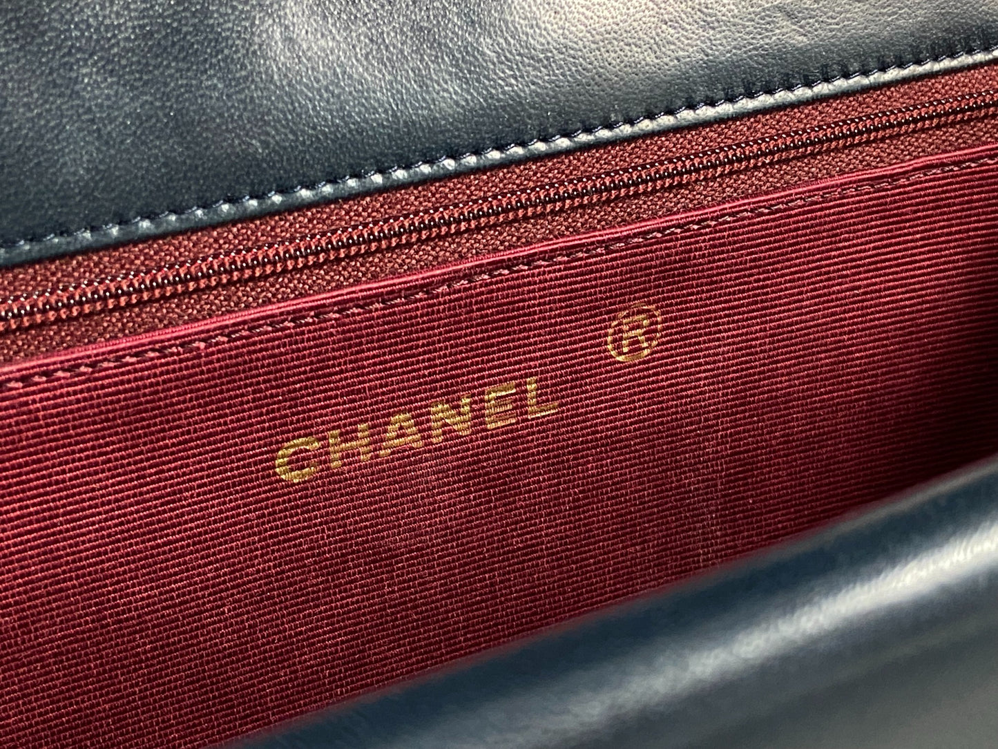 Chanel Matelasse Half-Moon Round Double Flap Bag