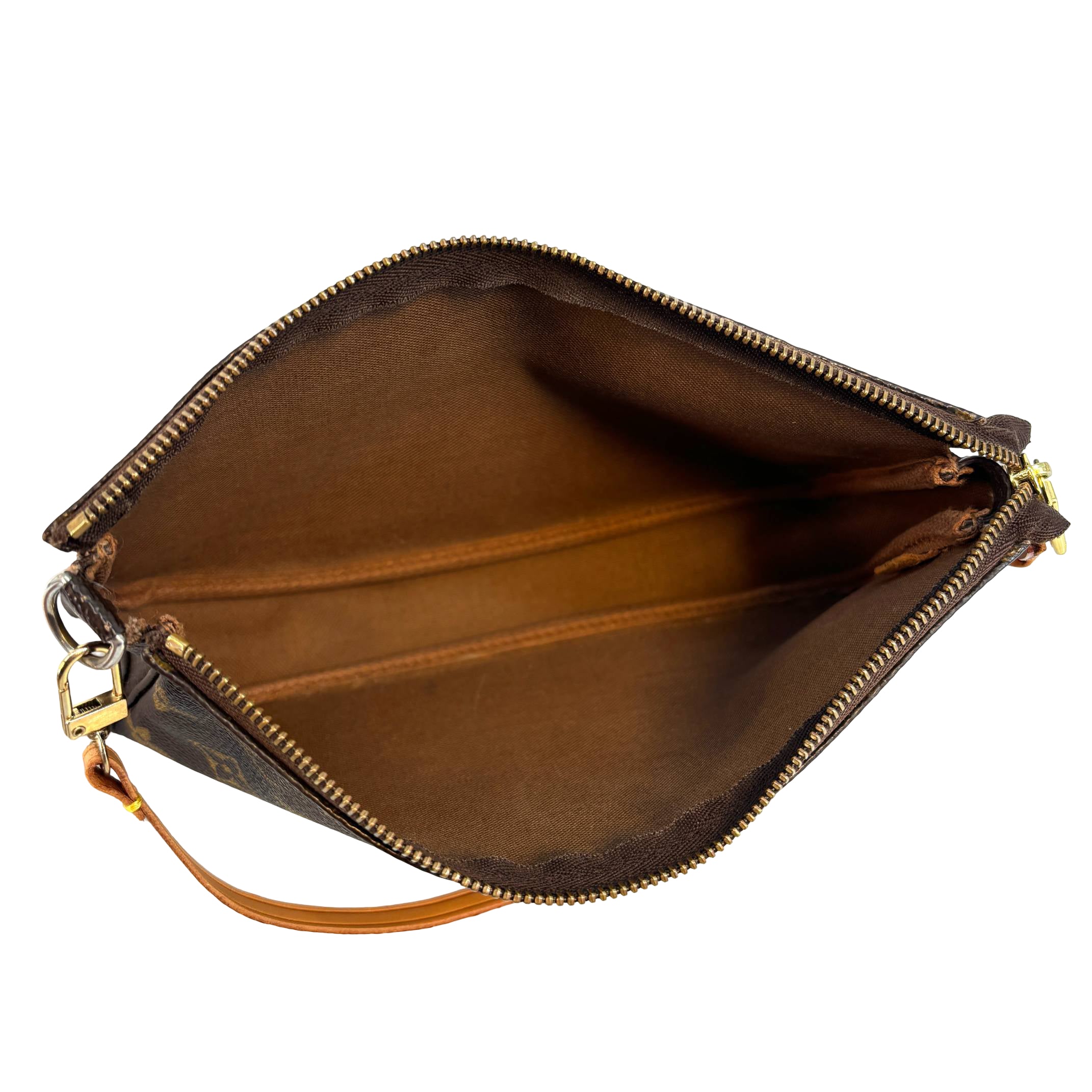 Louis Vuitton Pochette Accessoires Braun Monogram Canvas