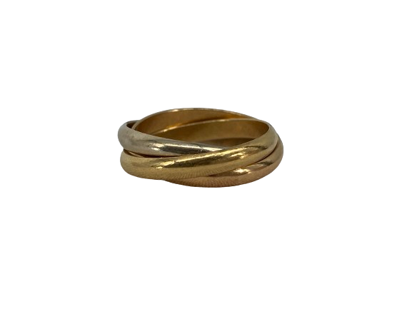 Cartier Trinity Ring Gold Size 51