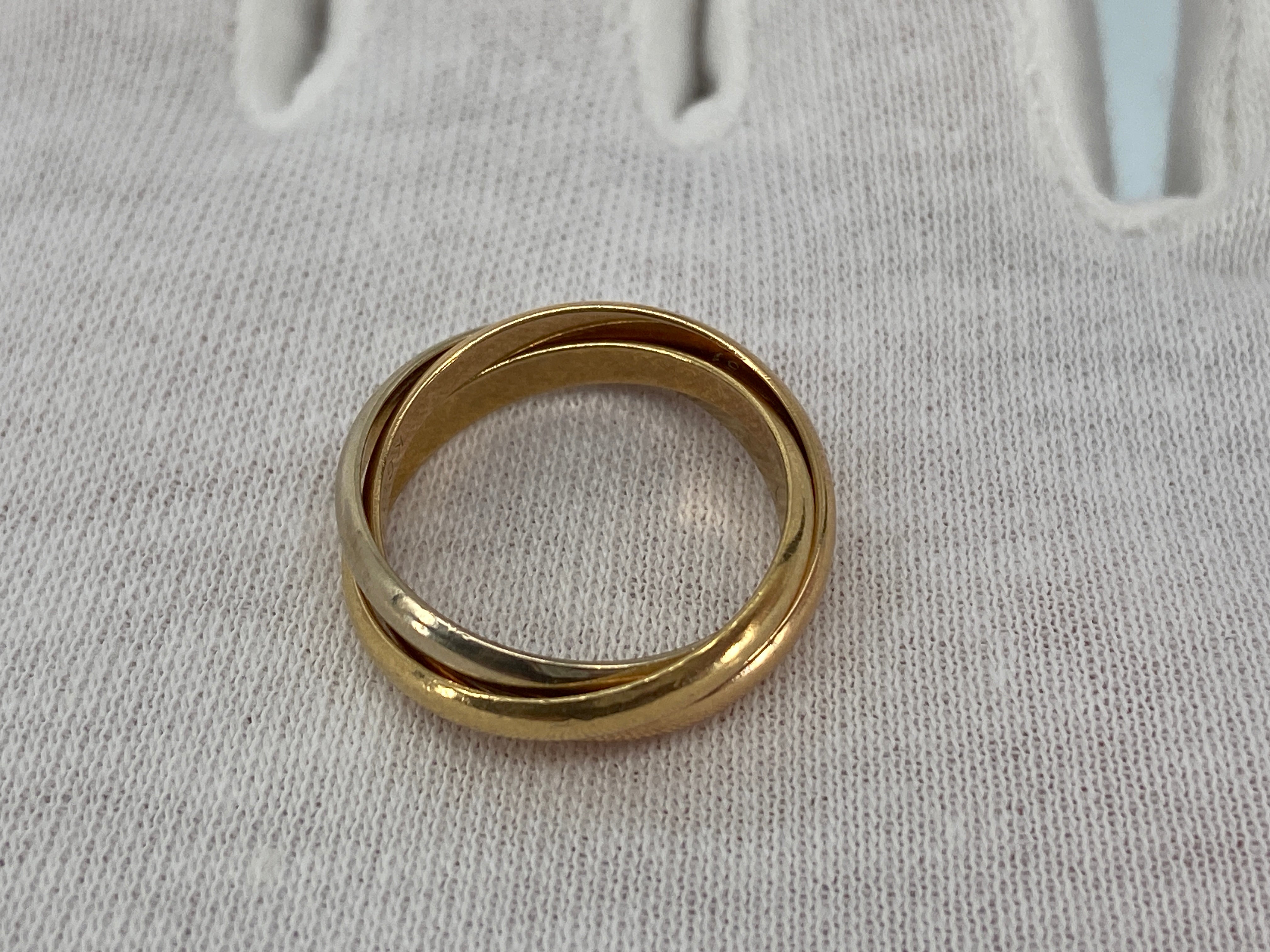 Cartier Trinity Ring Gold Size 51