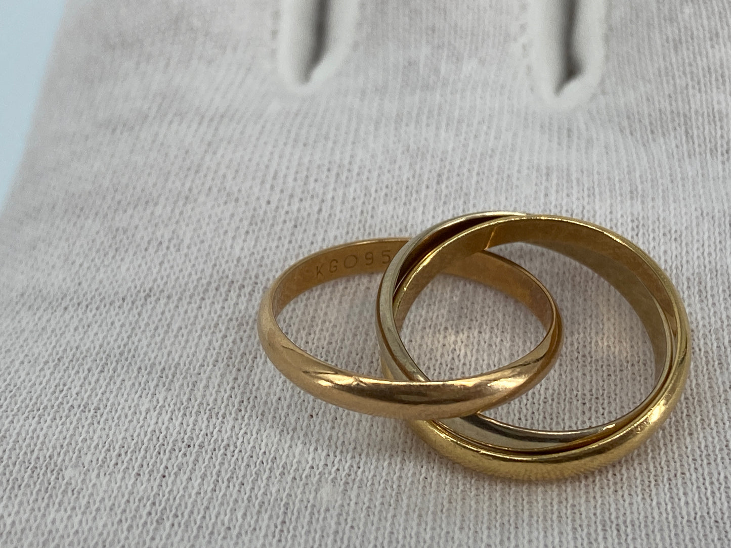 Cartier Trinity Ring Gold Size 51
