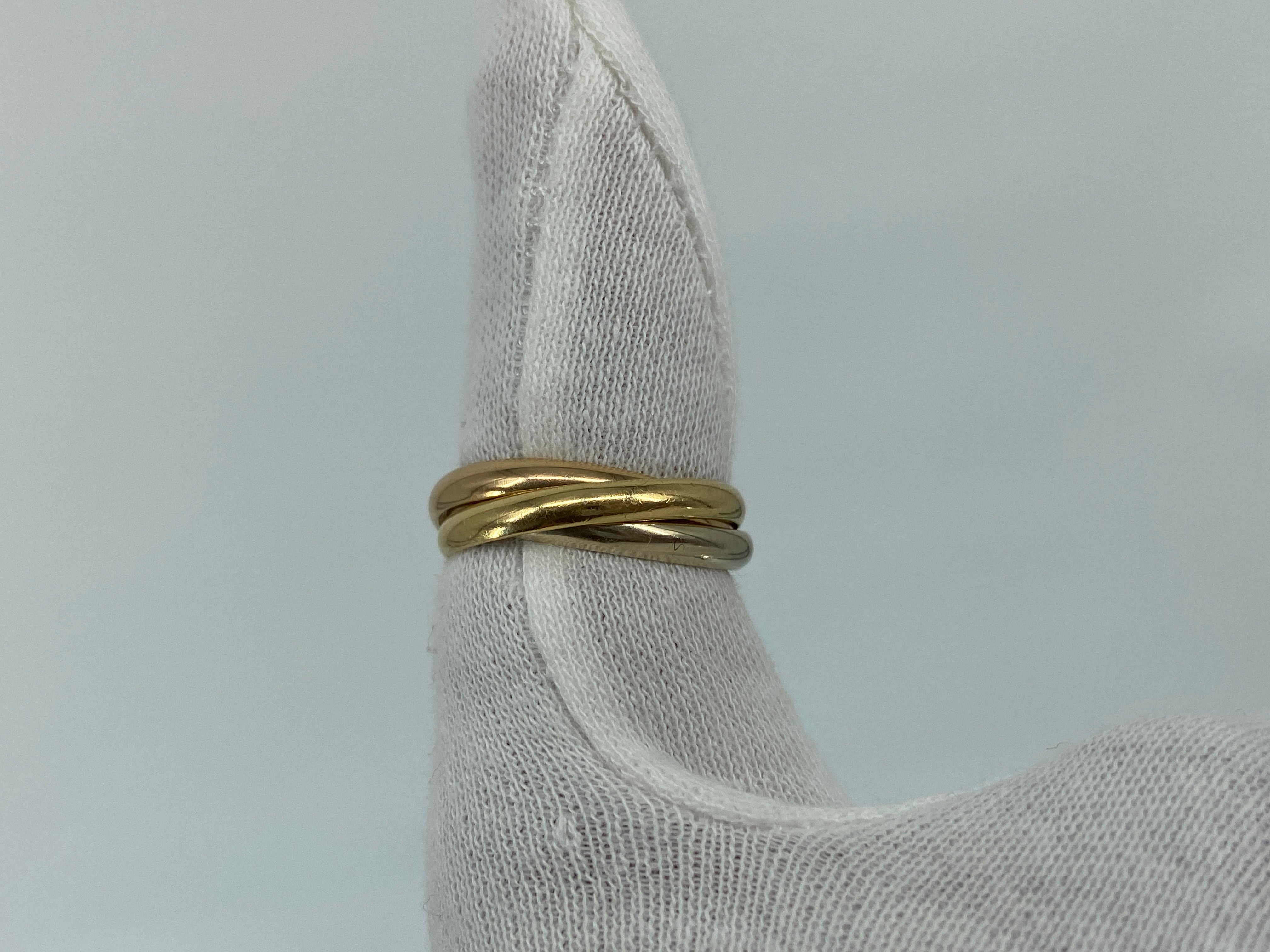 Cartier Trinity Ring Gold Size 52