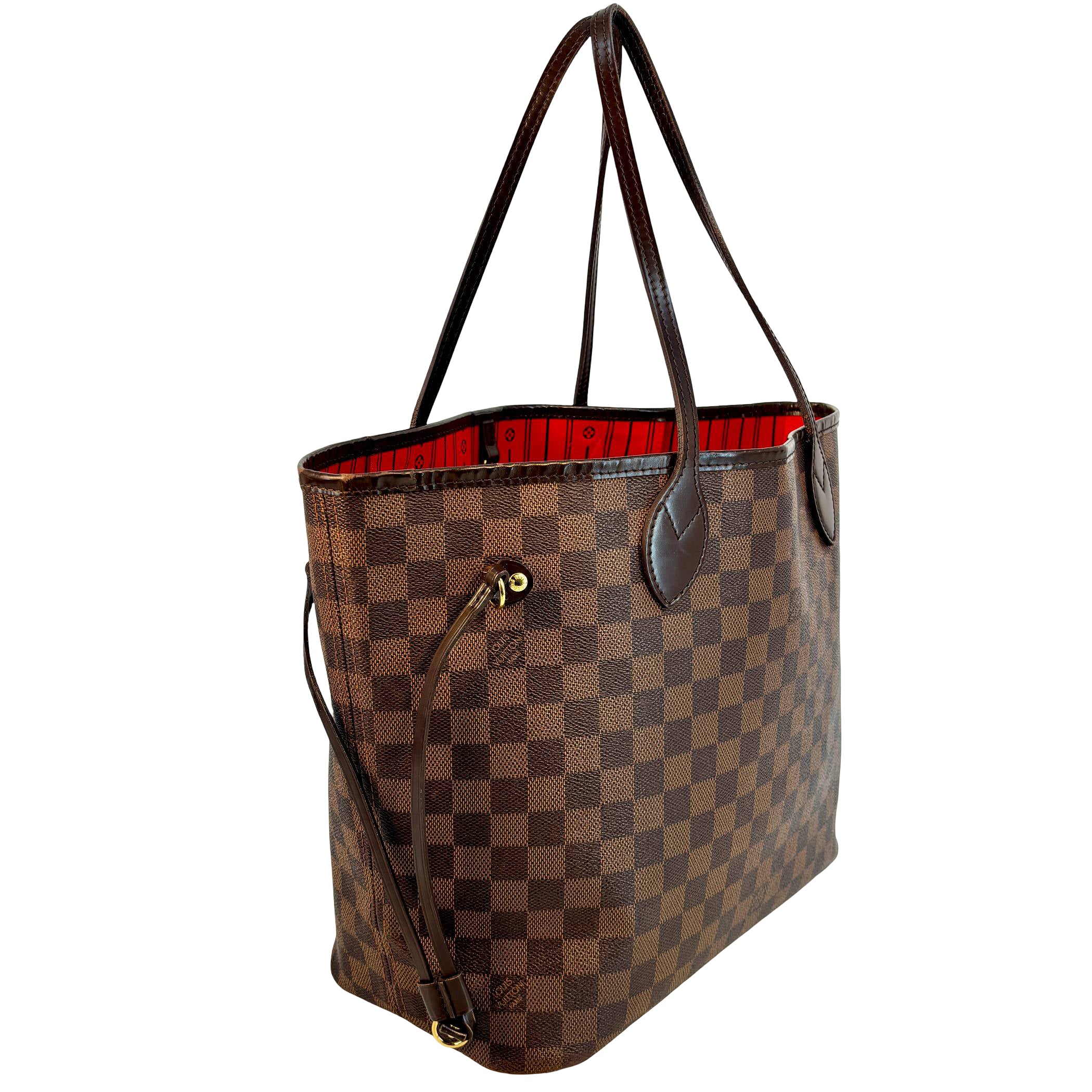 MCM Neverfull MM Braun Damier Ebene Canvas