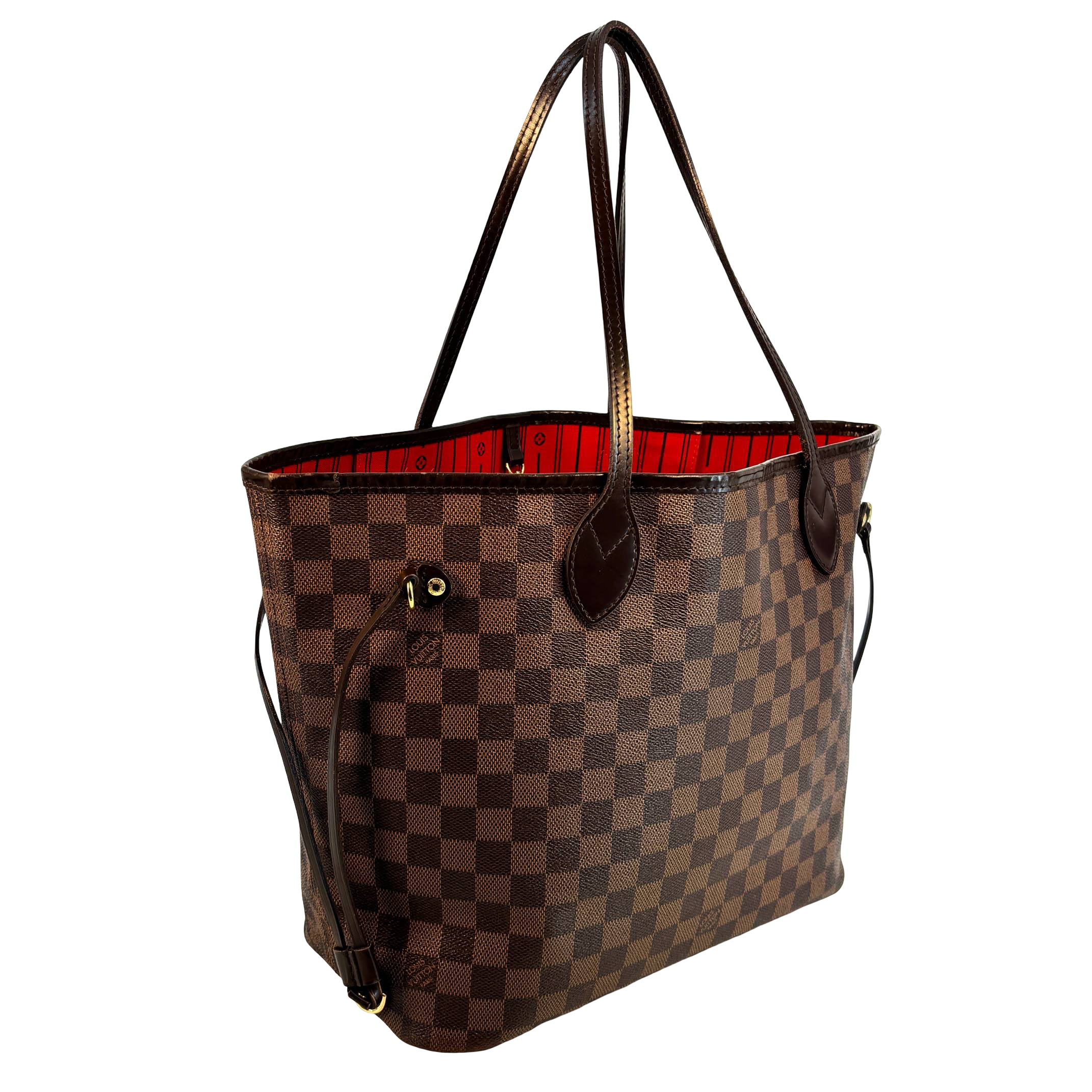 MCM Neverfull MM Braun Damier Ebene Canvas