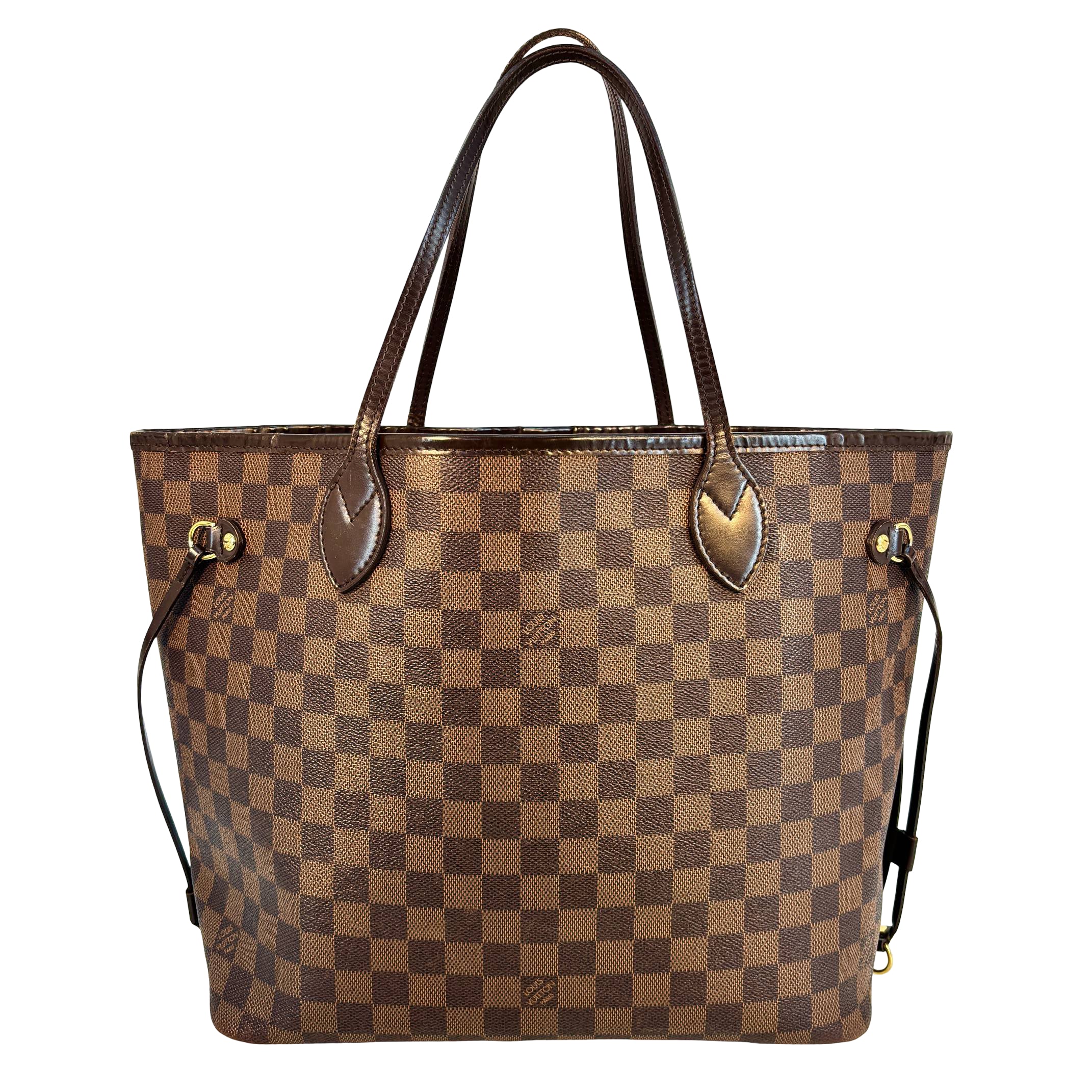 MCM Neverfull MM Braun Damier Ebene Canvas