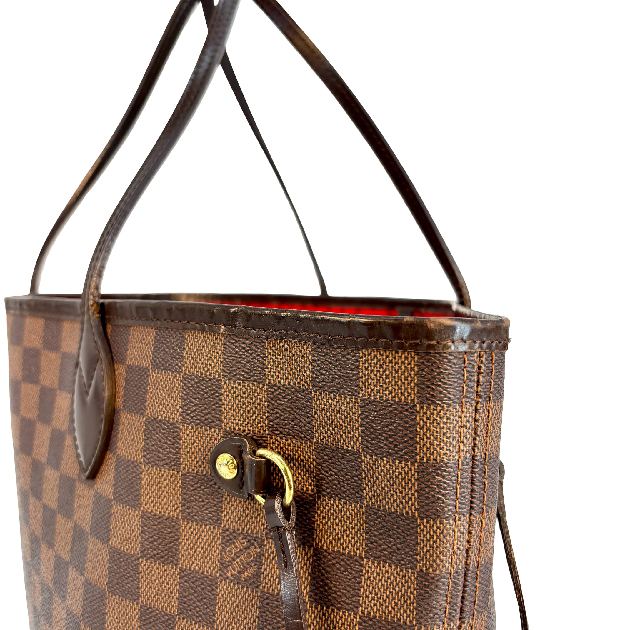 MCM Neverfull MM Braun Damier Ebene Canvas