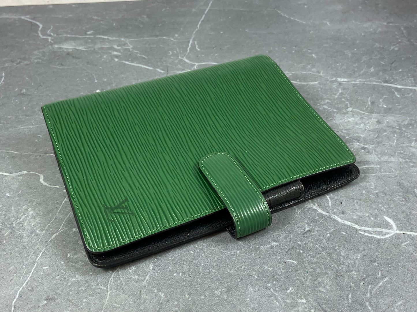 Louis Vuitton Agenda Fonctionnel MM Green Epi Leather