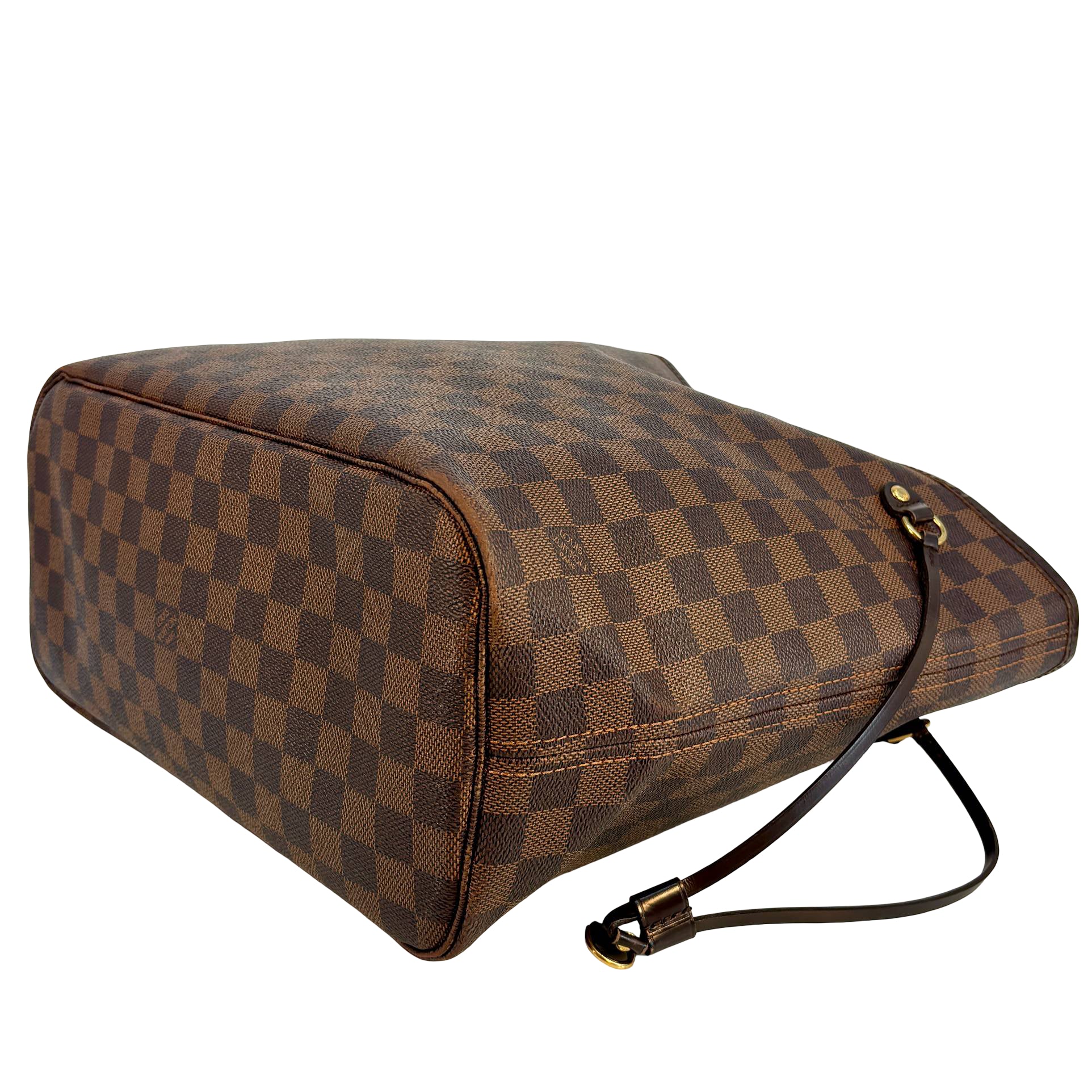 MCM Neverfull MM Braun Damier Ebene Canvas