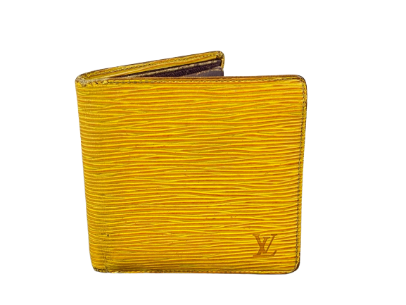 Louis Vuitton Marco Wallet Yellow Epi Leather