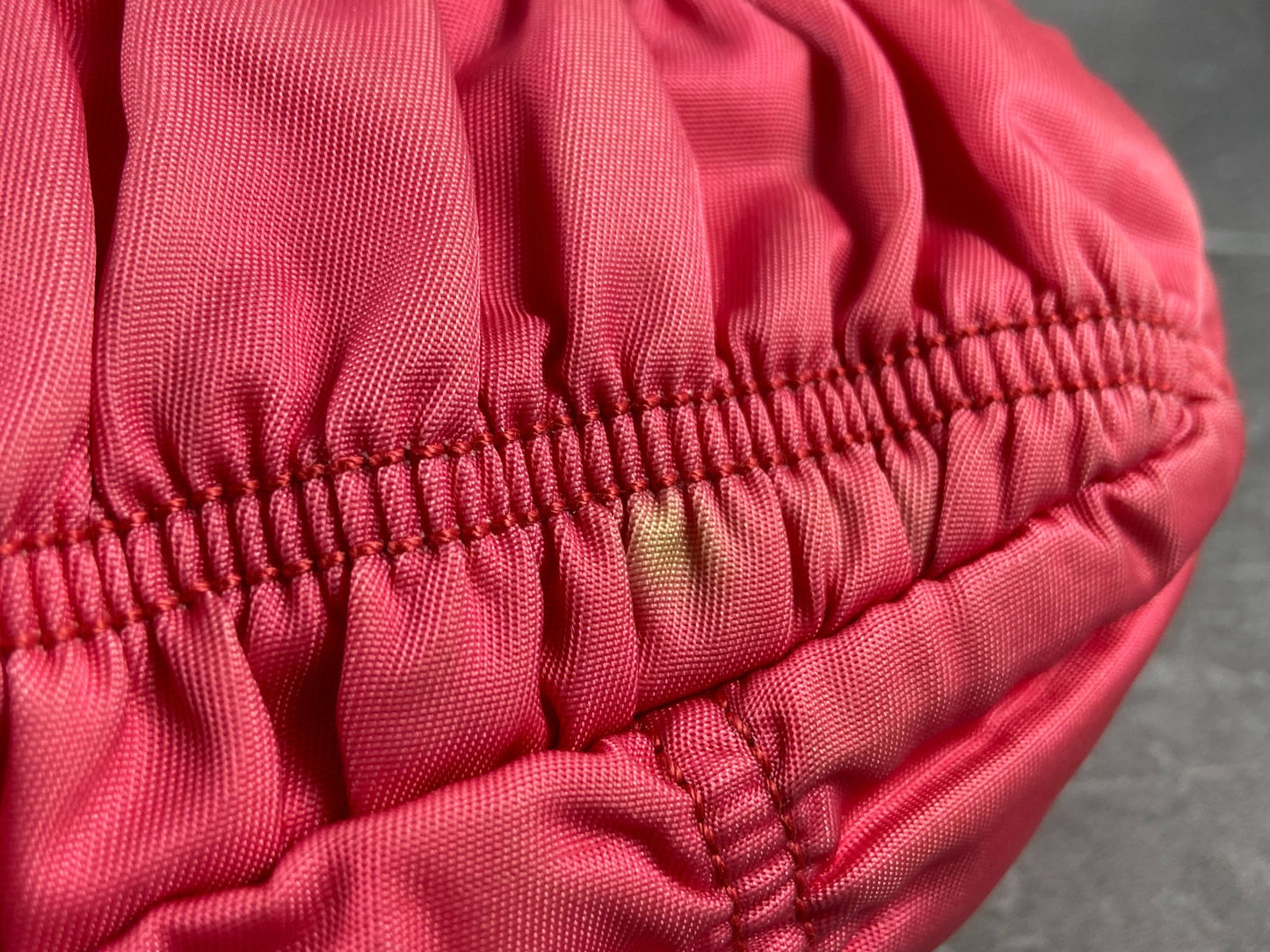 Prada Tessuto Gauffre Hobo Mini Bag / Pochette Accessoires Pink