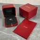 Cartier Love Ring White Gold Size 53 Full Set
