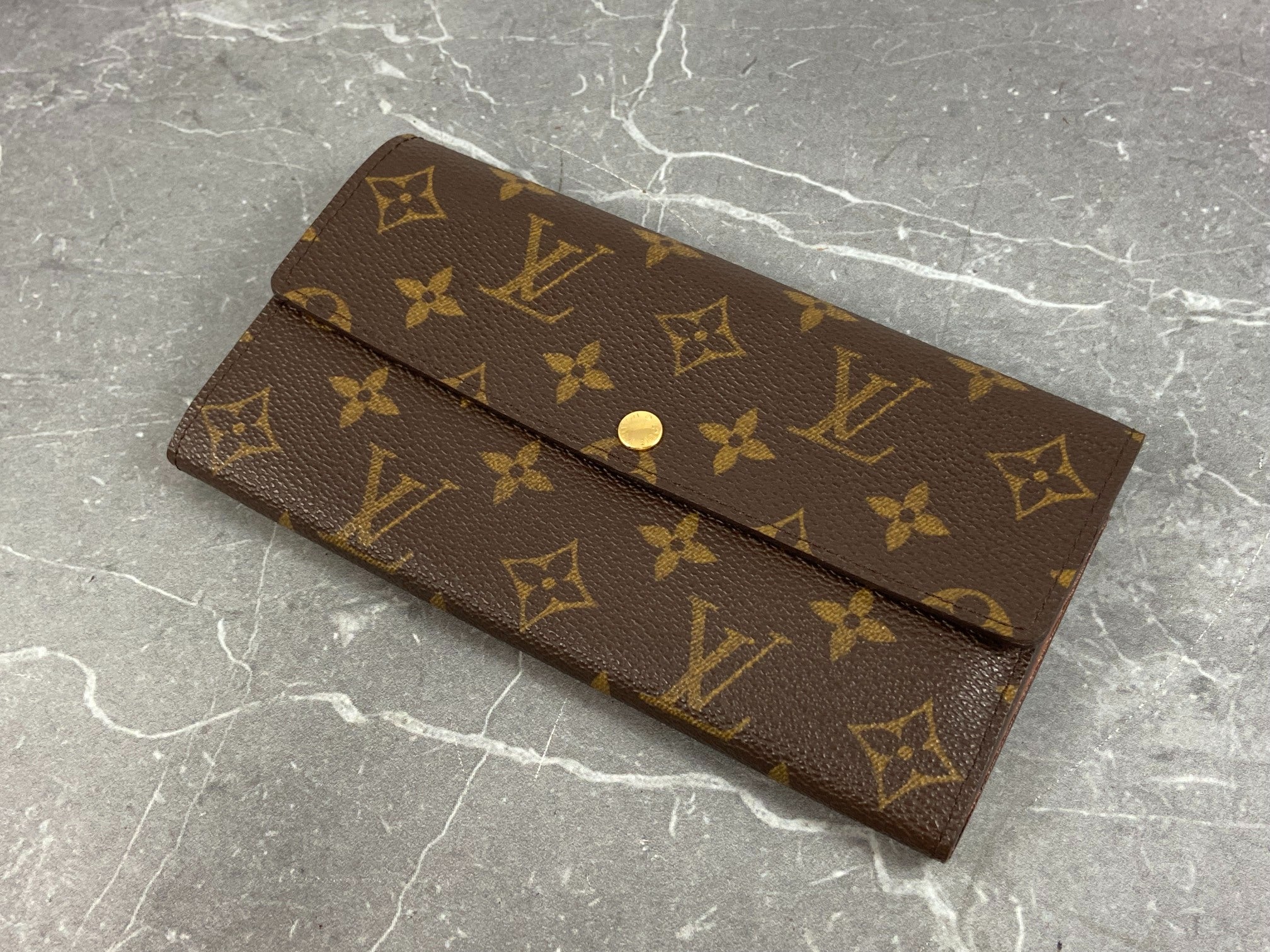 Louis Vuitton Sarah Wallet Monogram Canvas