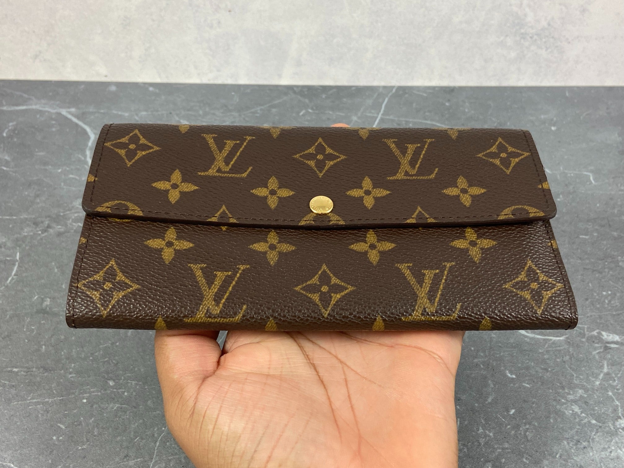 Louis Vuitton Sarah Wallet Monogram Canvas