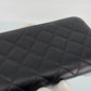 Chanel CC Zippy Wallet Black Quilted Leather