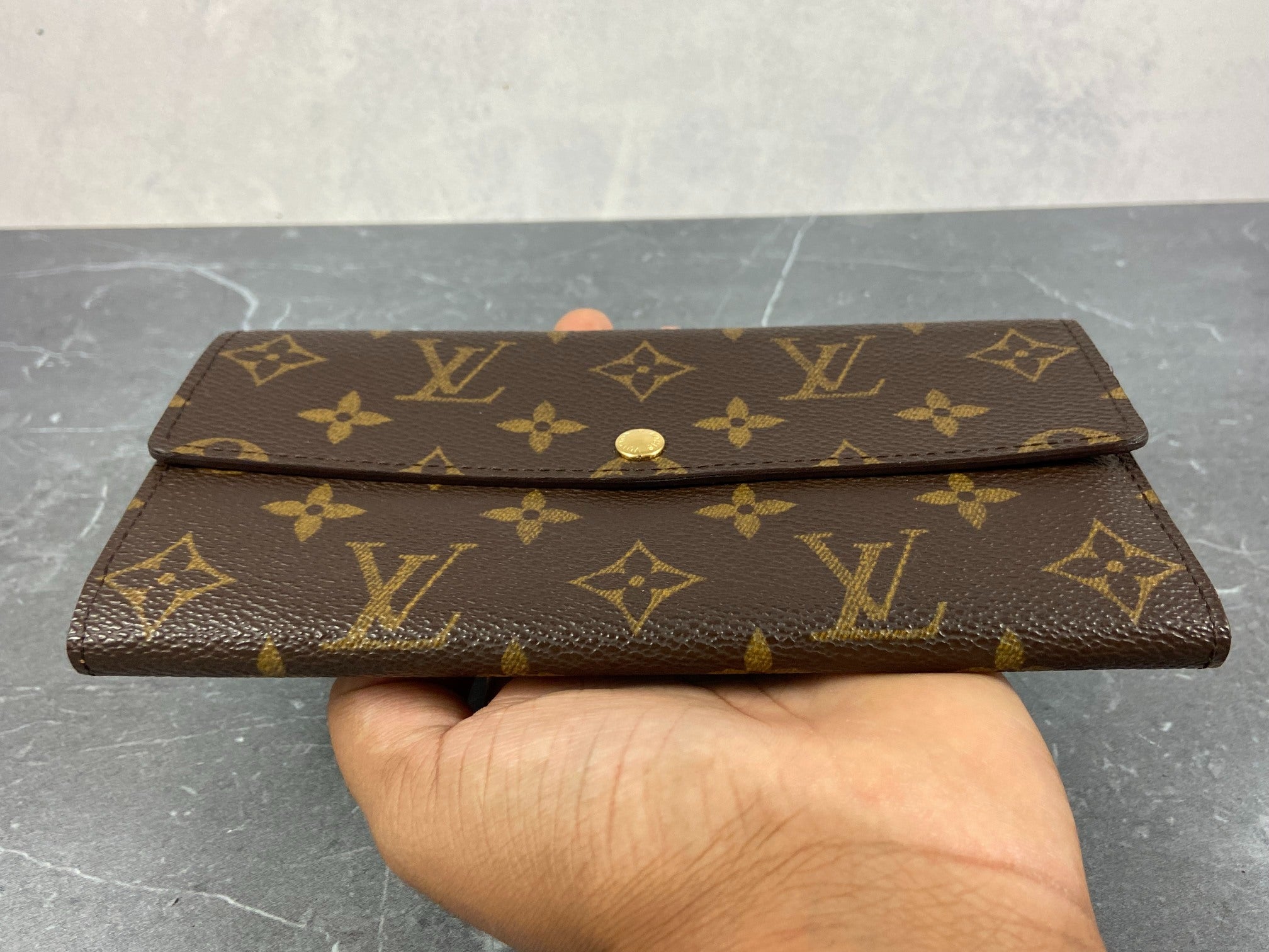 Louis Vuitton Sarah Wallet Monogram Canvas