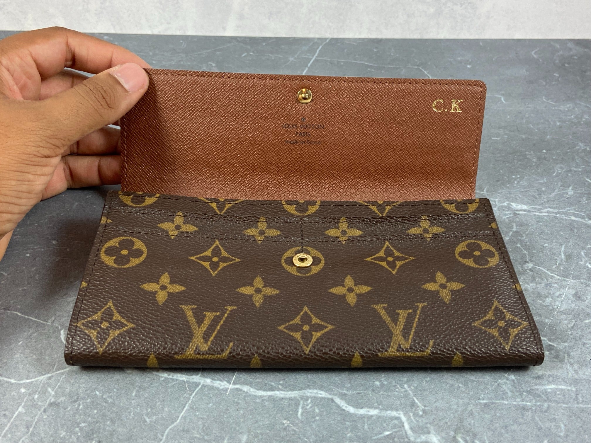 Louis Vuitton Sarah Wallet Monogram Canvas