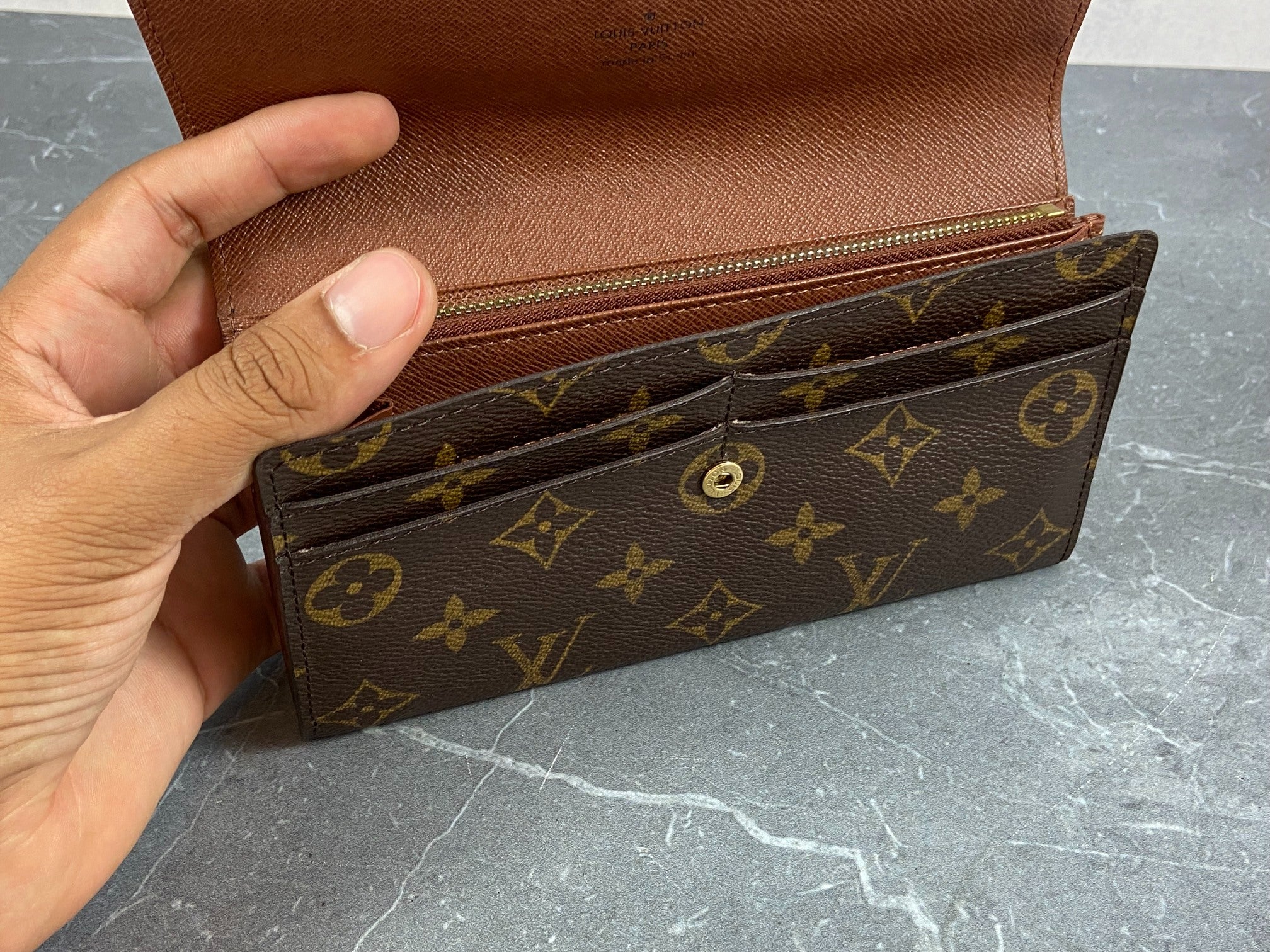 Louis Vuitton Sarah Wallet Monogram Canvas