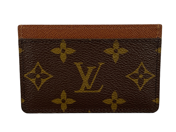 Louis Vuitton Porte-cartes Simple Cardholder Monogram Canvas Armagnac