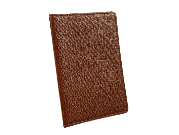 Louis Vuitton Card Case Brown Taiga Leather