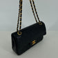 Chanel Timeless / Classique Double Flap Bag Black Lambskin Quilted Matelasse Leather