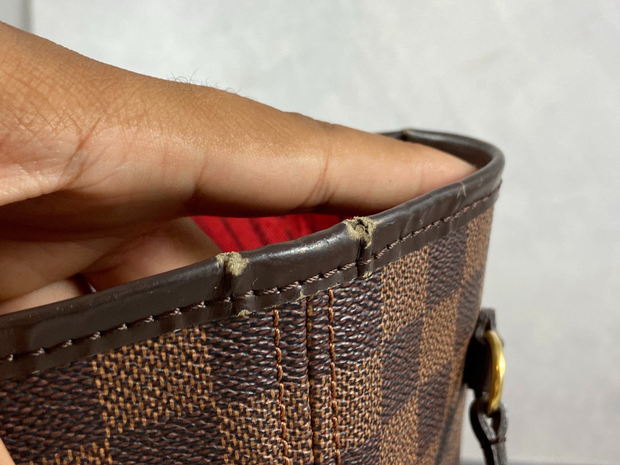 Louis Vuitton Neverfull MM Damier Ebene Canvas