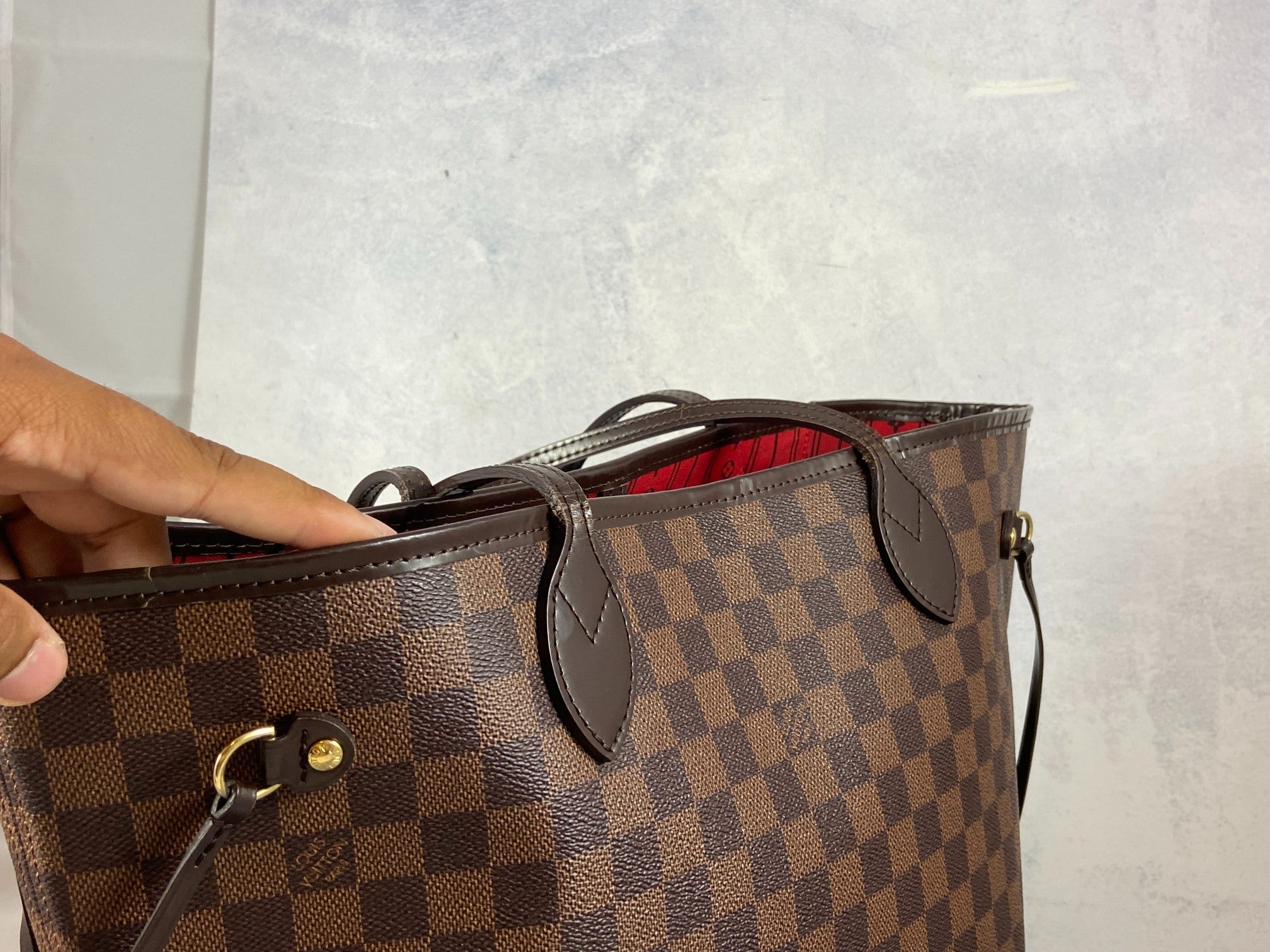 Louis Vuitton Neverfull MM Damier Ebene Canvas