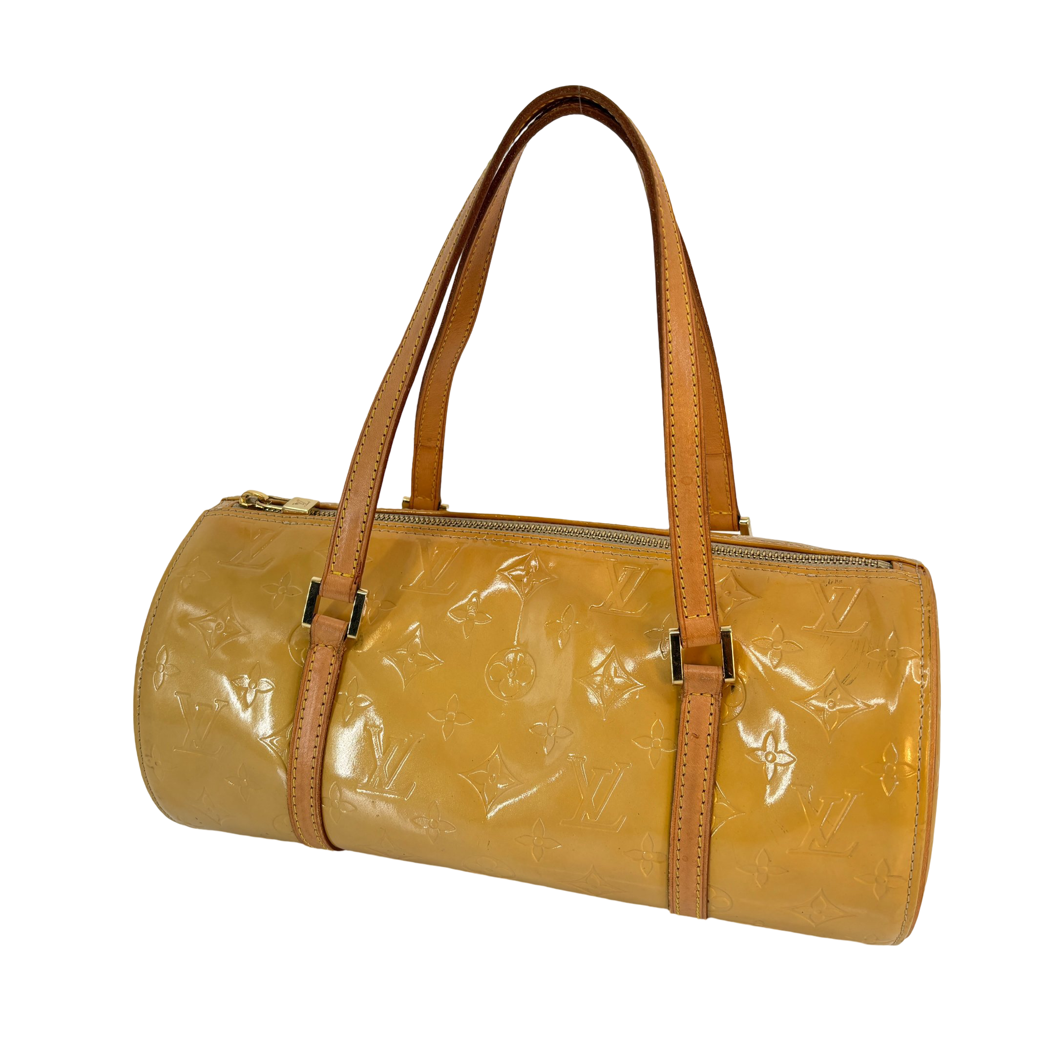 Louis Vuitton Bedford / Papillon Yellow Vernis Leather