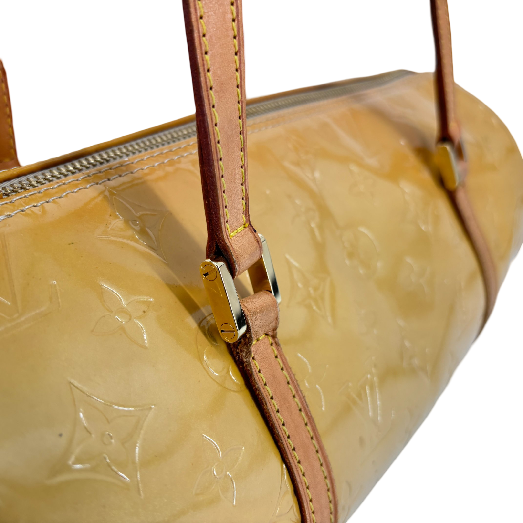 Louis Vuitton Bedford / Papillon Yellow Vernis Leather