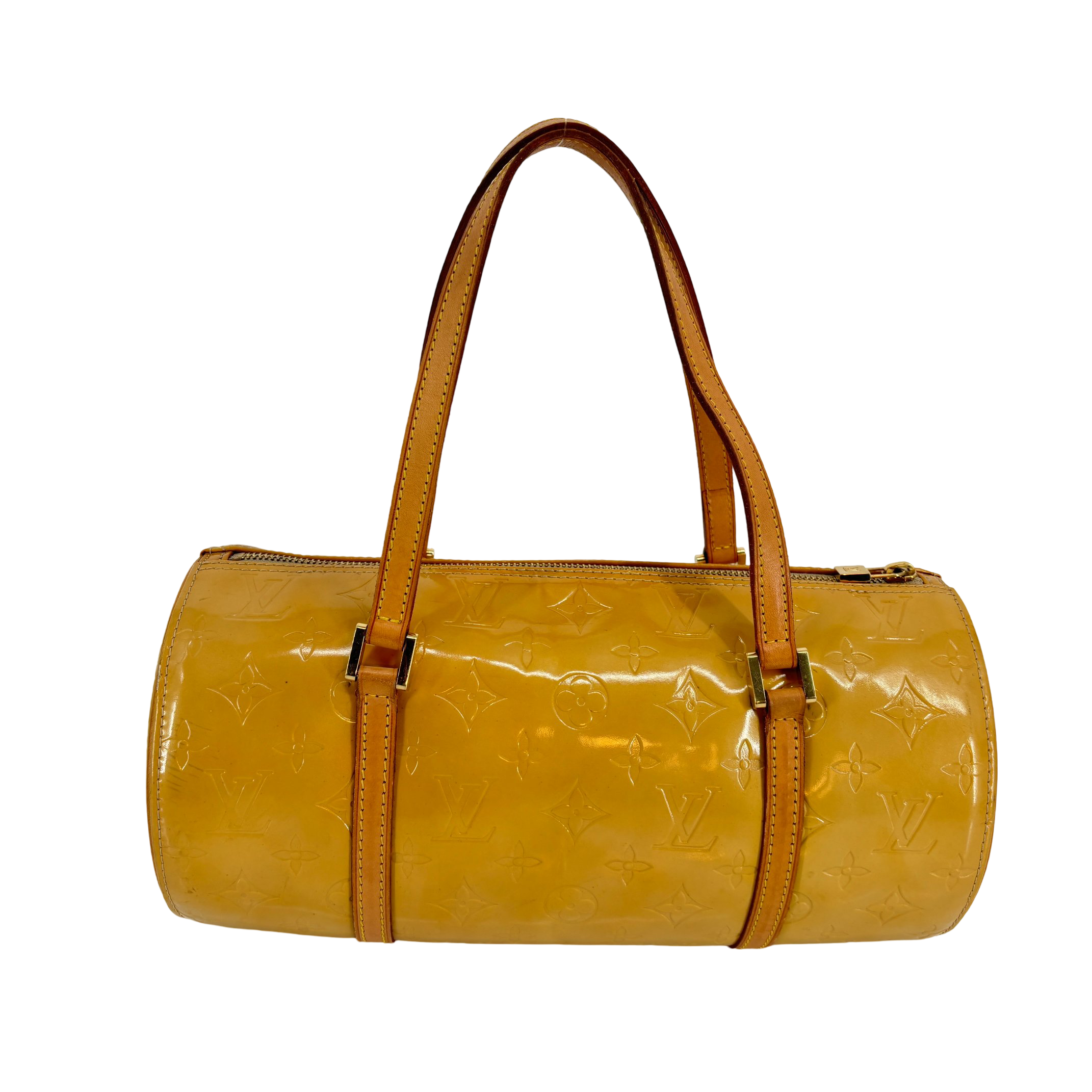 Louis Vuitton Bedford / Papillon Yellow Vernis Leather