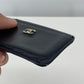 Chanel Cardholder Black Leather