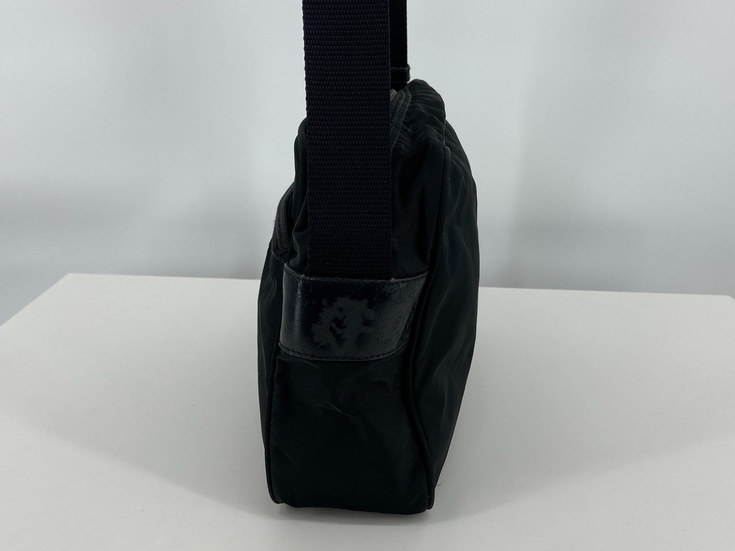 Prada B9061 Vela Sport Nylon Shoulder / Messenger Bag Black