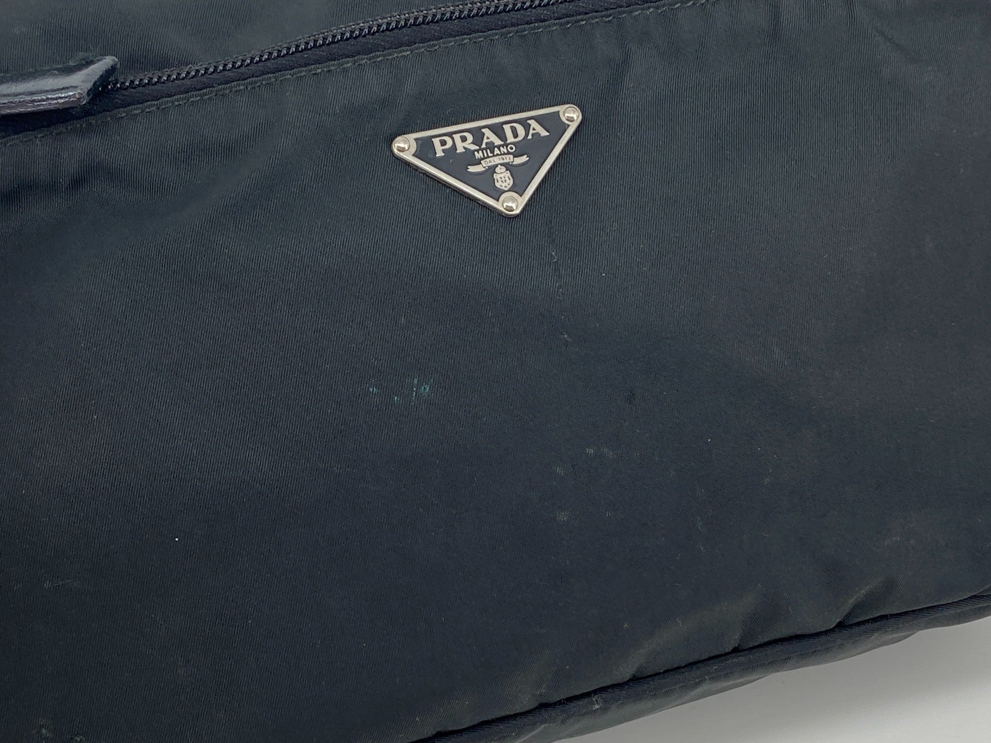 Prada B9061 Vela Sport Nylon Shoulder / Messenger Bag Black