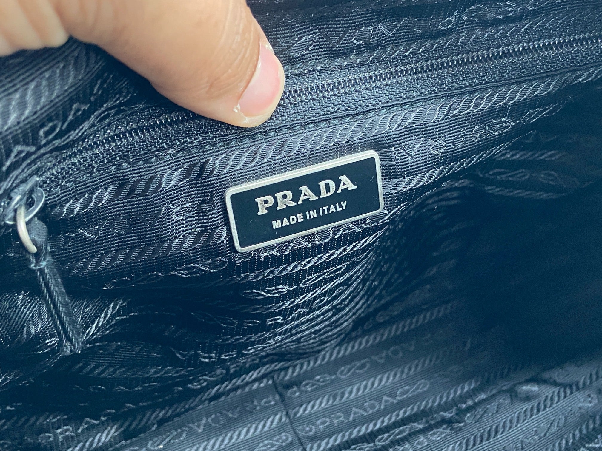 Prada B9061 Vela Sport Nylon Shoulder / Messenger Bag Black