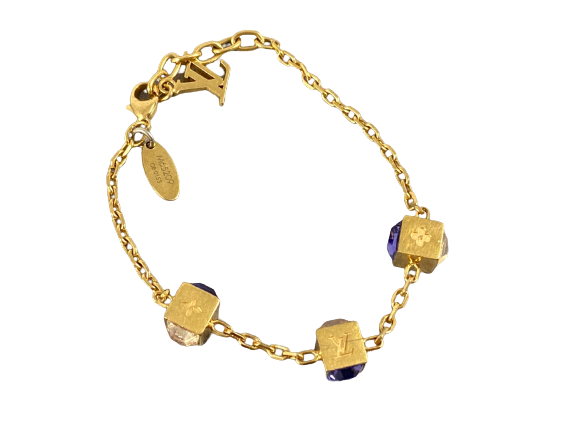 Louis Vuitton Gamble Bracelet Gold-Tone